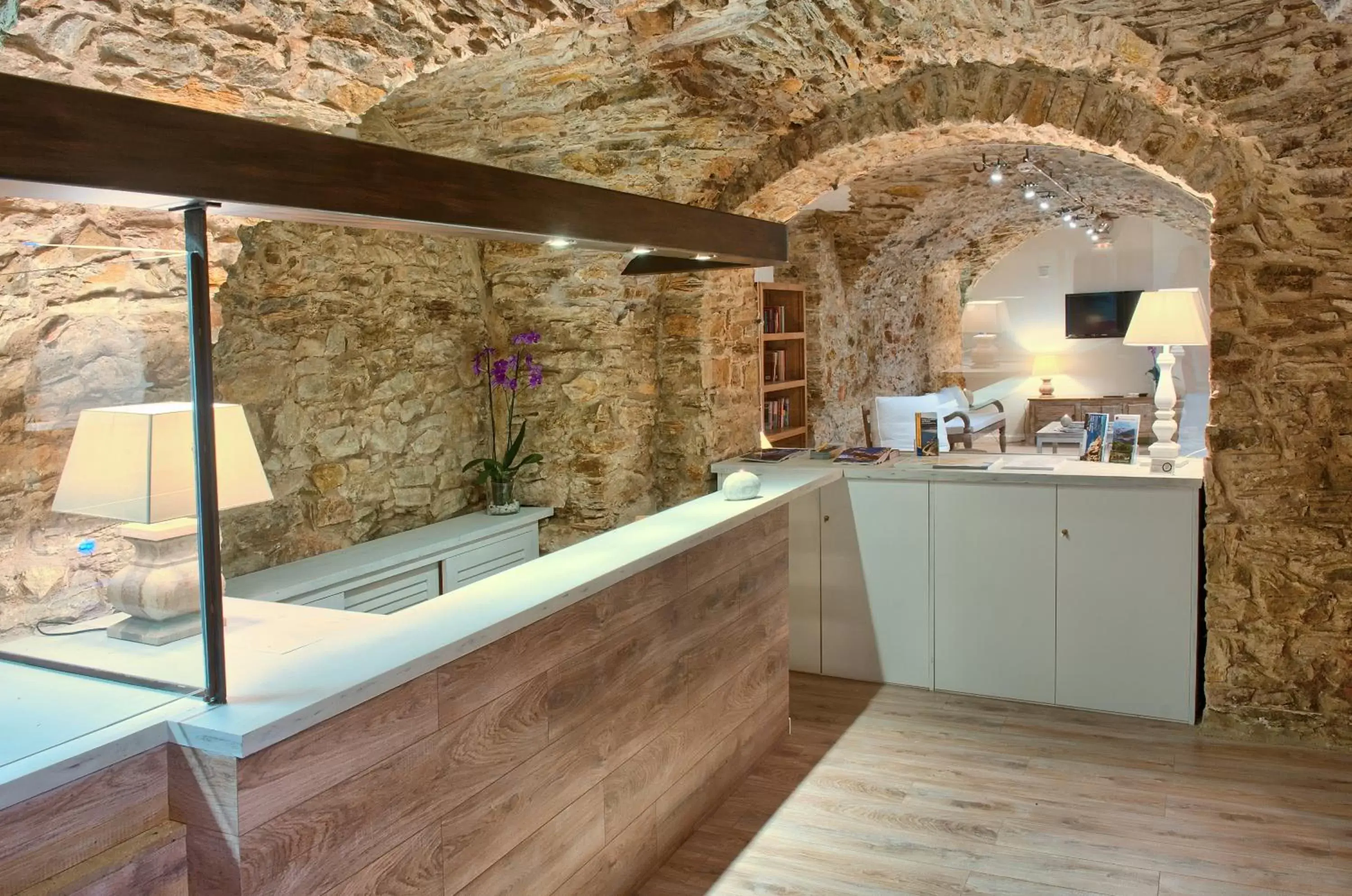 Lobby or reception, Kitchen/Kitchenette in El Petit Convent