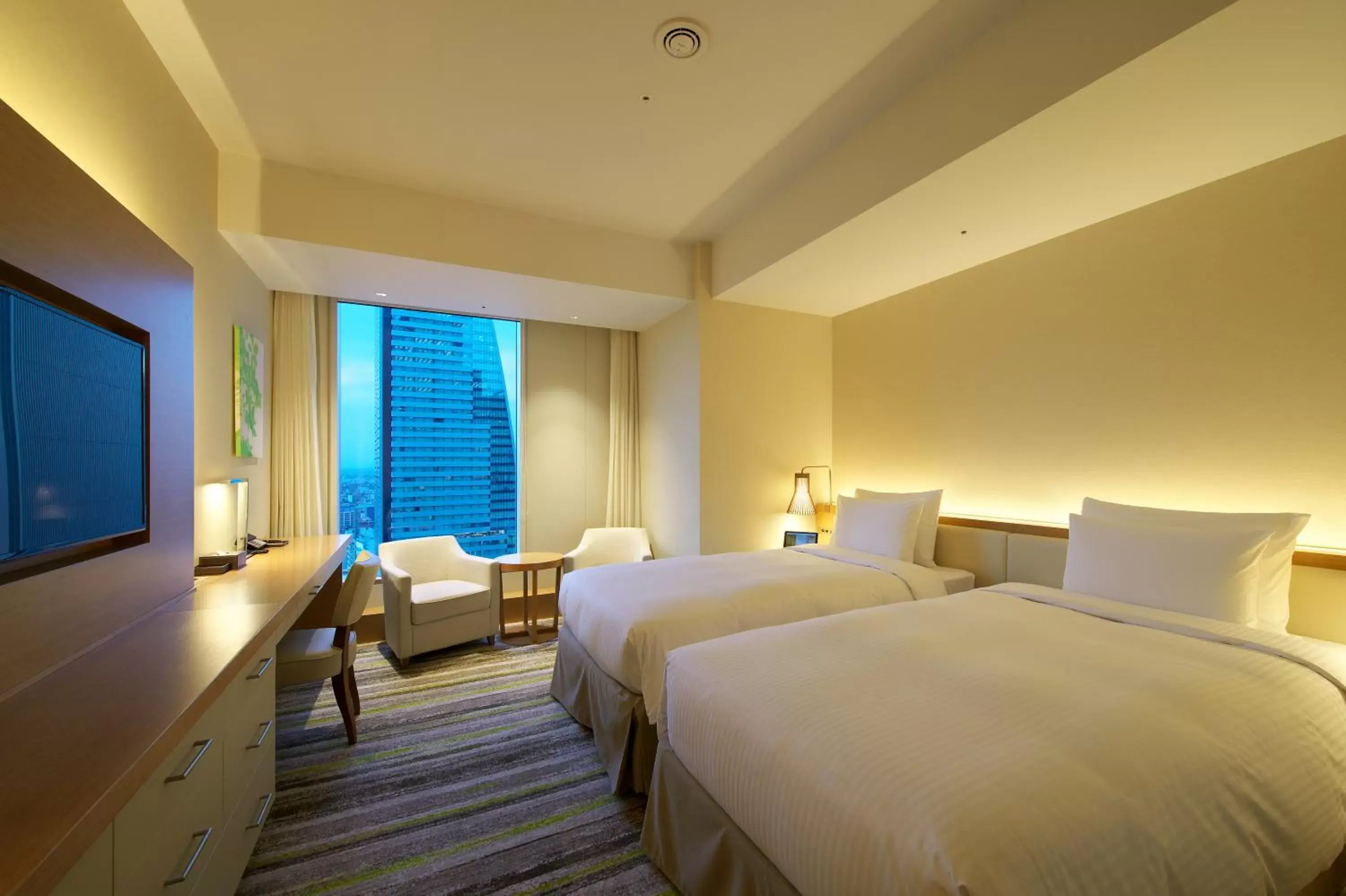 Photo of the whole room, Bed in Nagoya JR Gate Tower Hotel Photo of the whole room, Bed in Nagoya JR Gate Tower Hotel