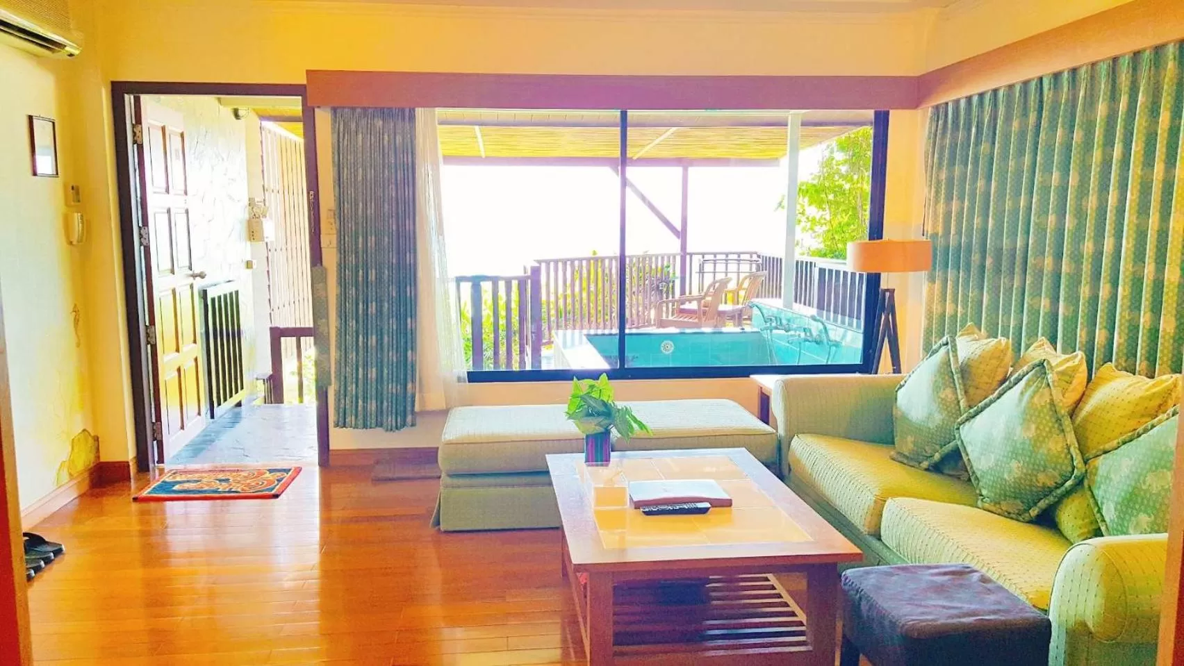 Seating area in Birds and Bees Resort