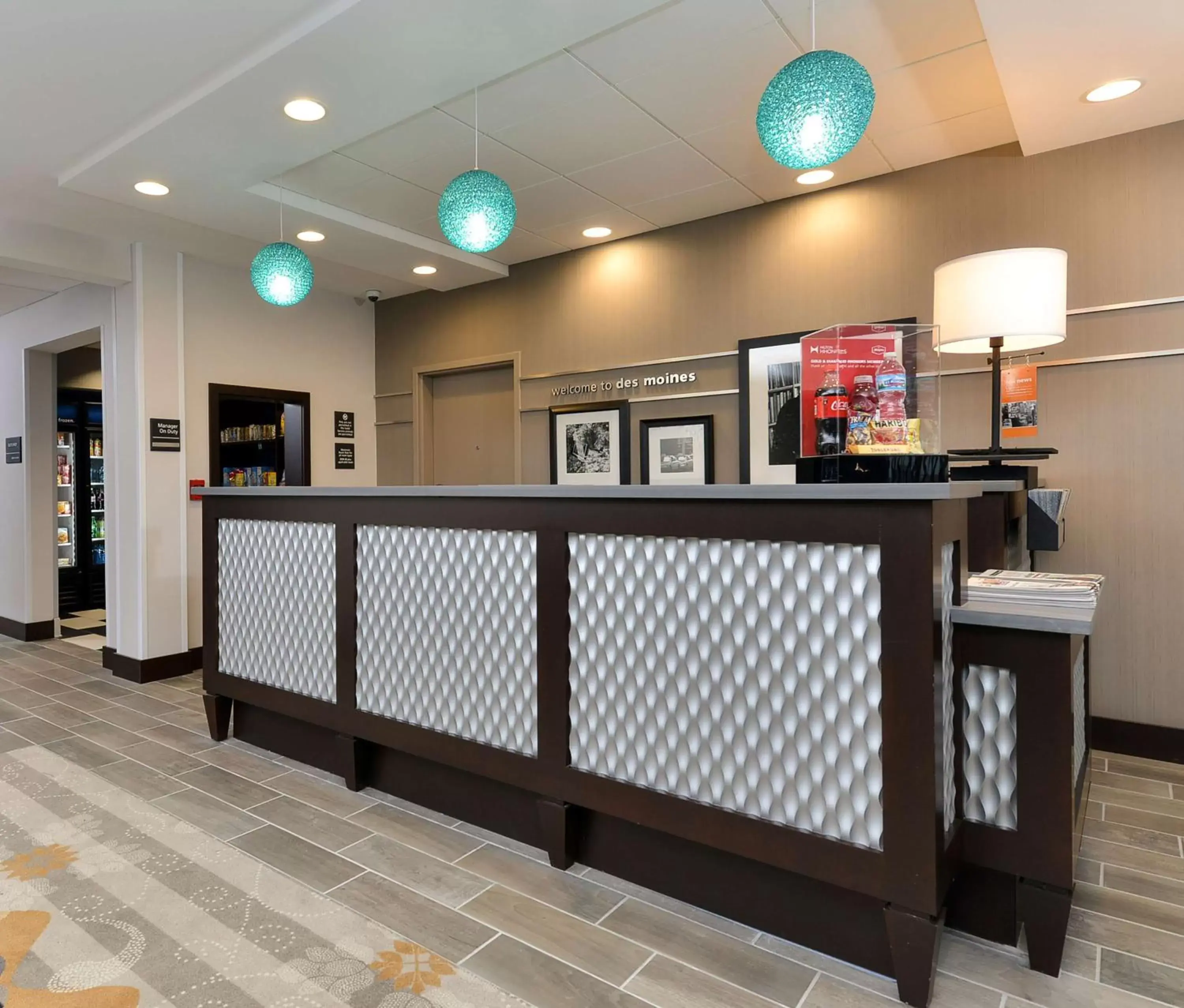 Lobby or reception, Lobby/Reception in Hampton Inn & Suites Des Moines Downtown