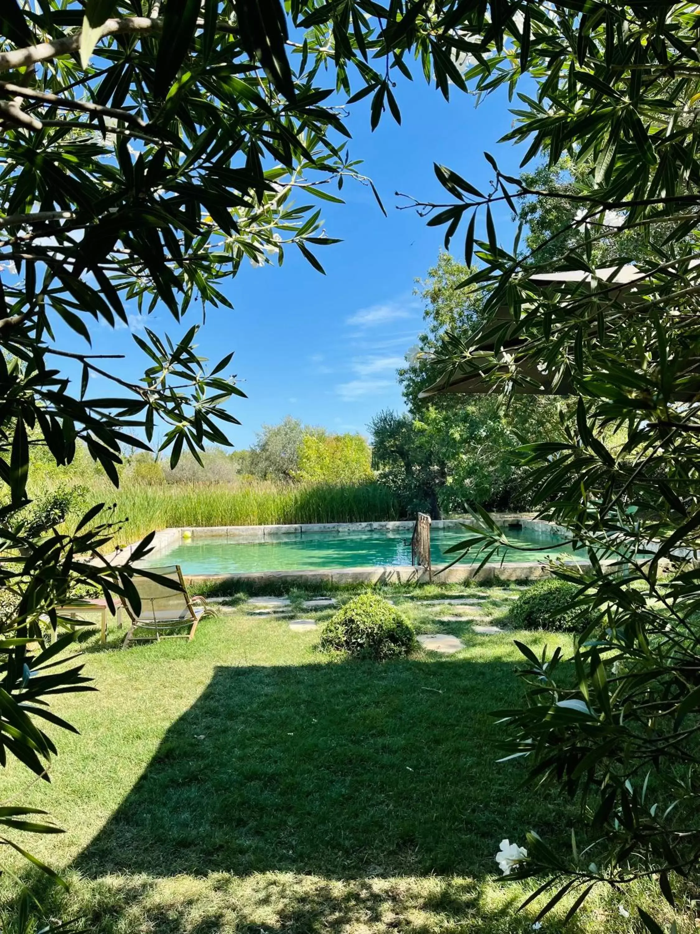 Pool view, Garden in WAYA à Domaine Saint Domingue