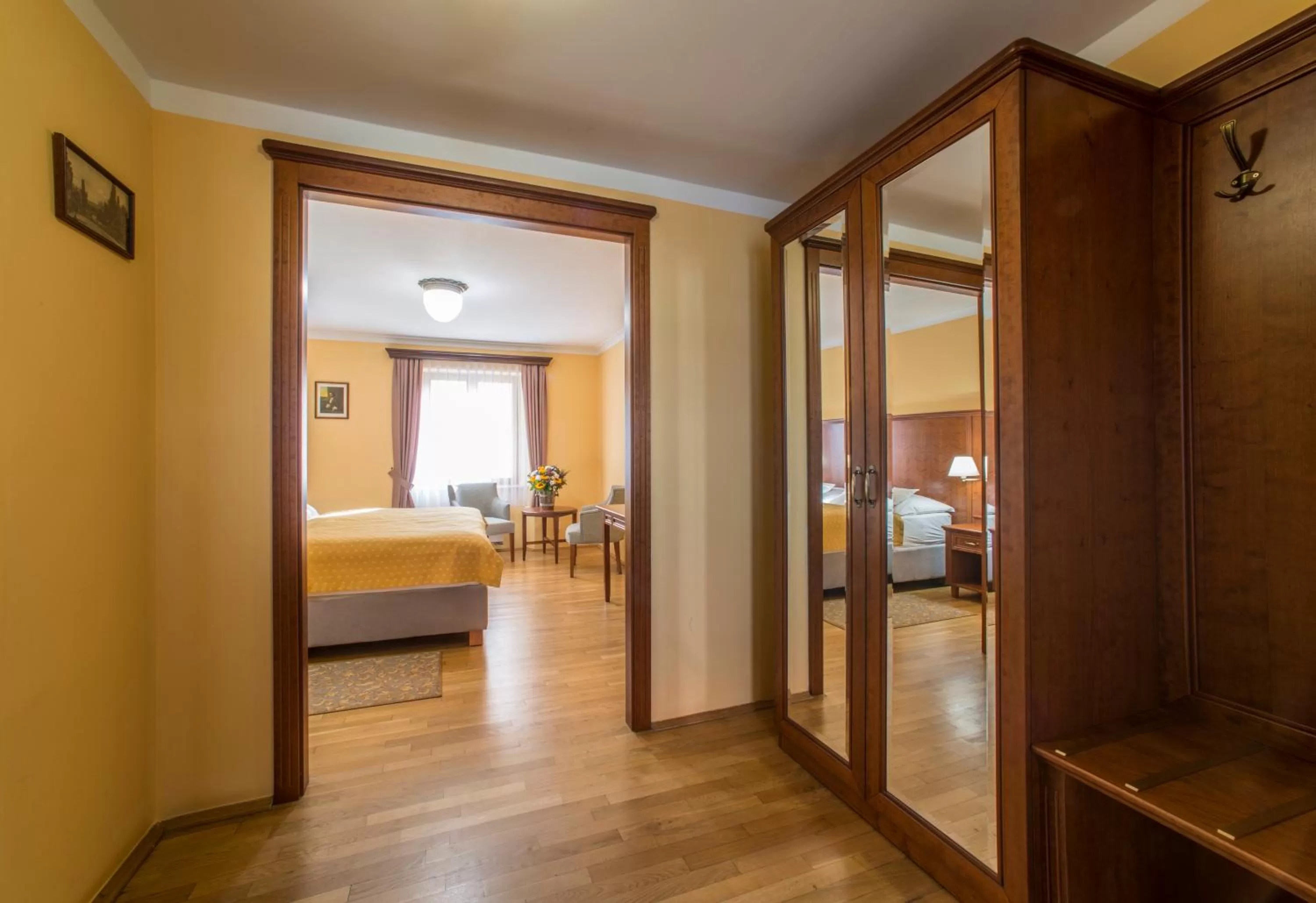 Bedroom, Bed in Hotel Cerny Slon