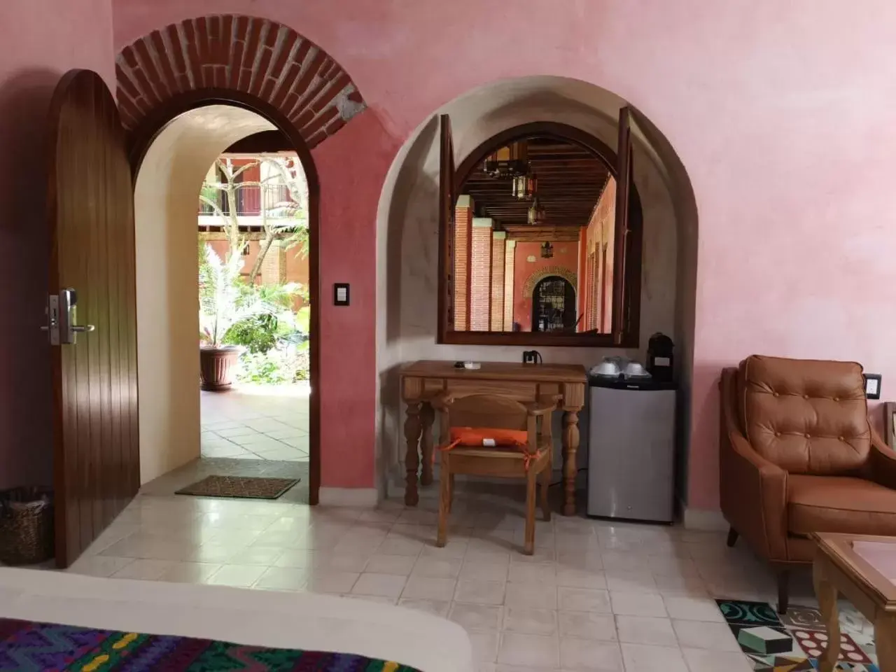 Living room in Hotel Siglo XVII Art Gallery