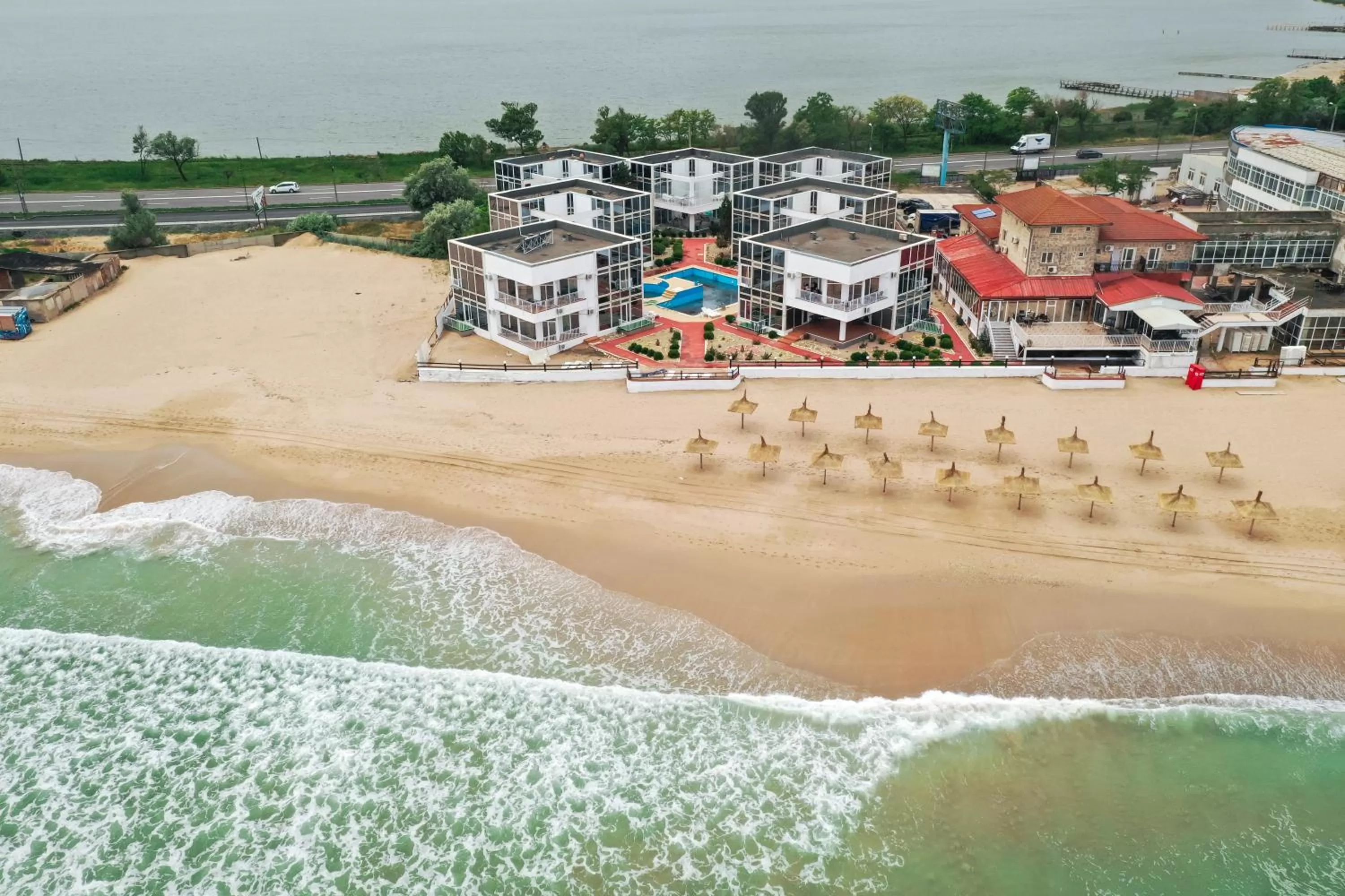 Property building, Bird's-eye View in Avenue Palm Eforie - Avenue Hotels