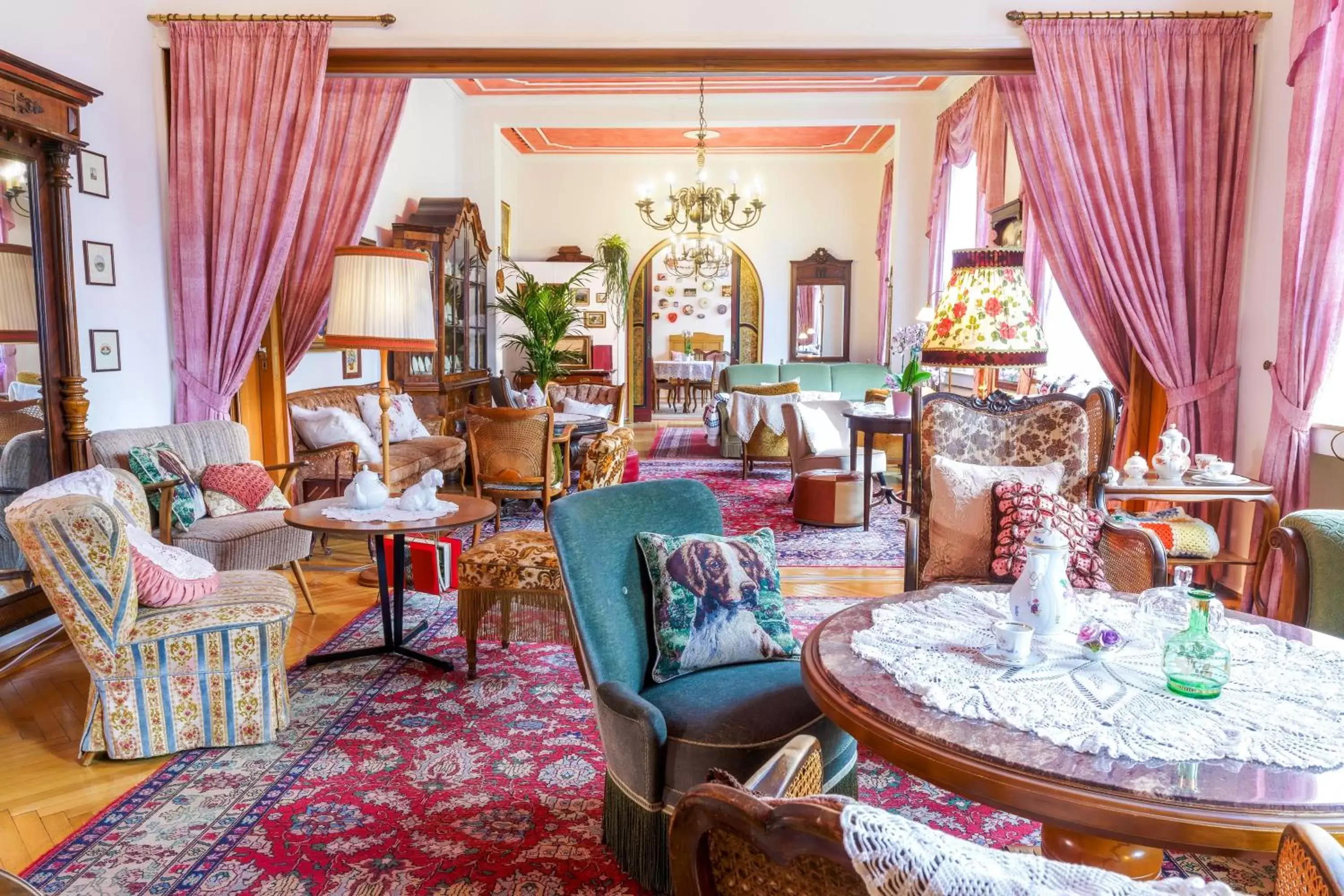 Decorative detail, Seating Area in Tante ALMA's Hotel Lasthaus am Ring Decorative detail, Seating Area in Tante ALMA's Hotel Lasthaus am Ring