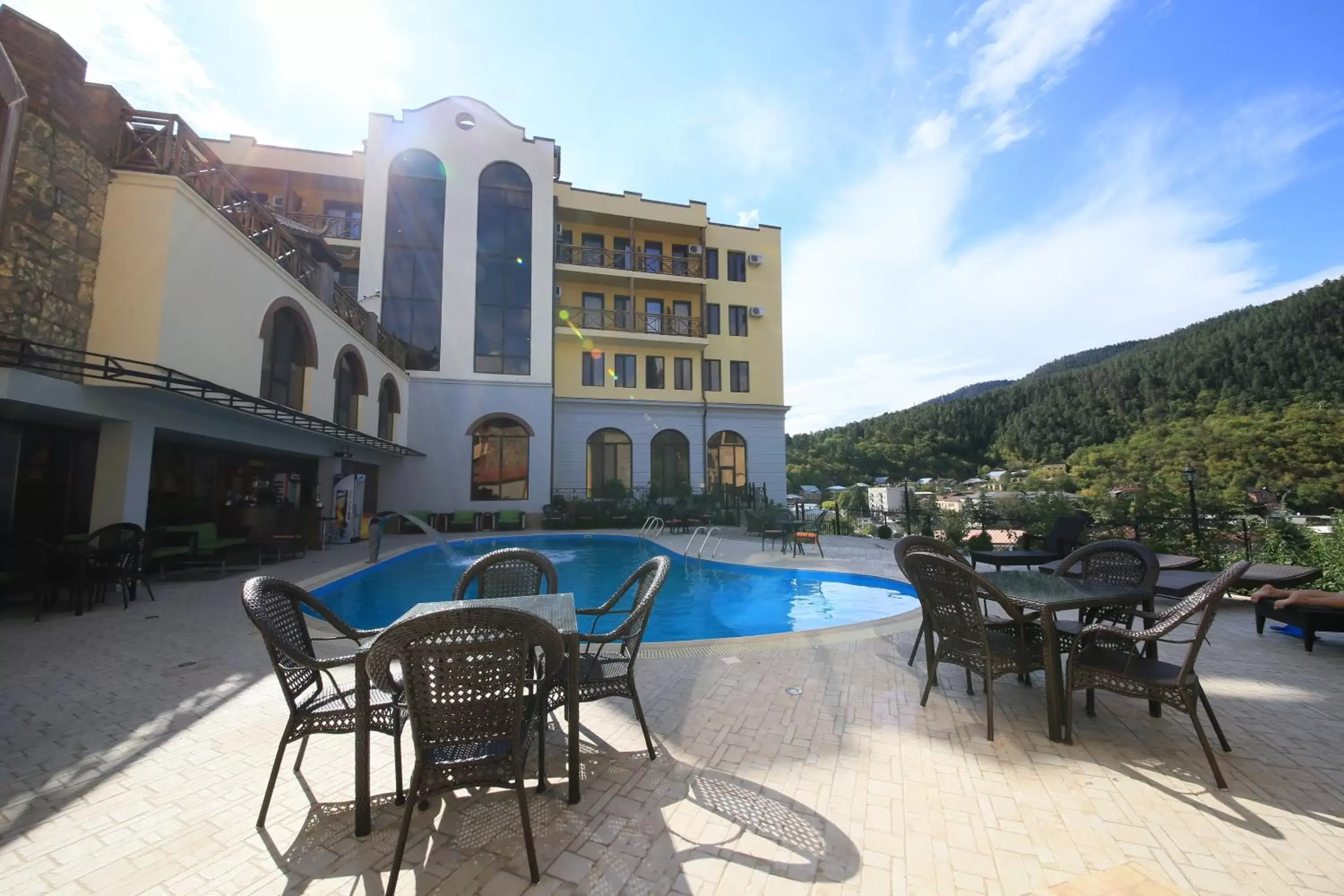 Property building, Swimming Pool in Borjomi Palace Health & Spa Center