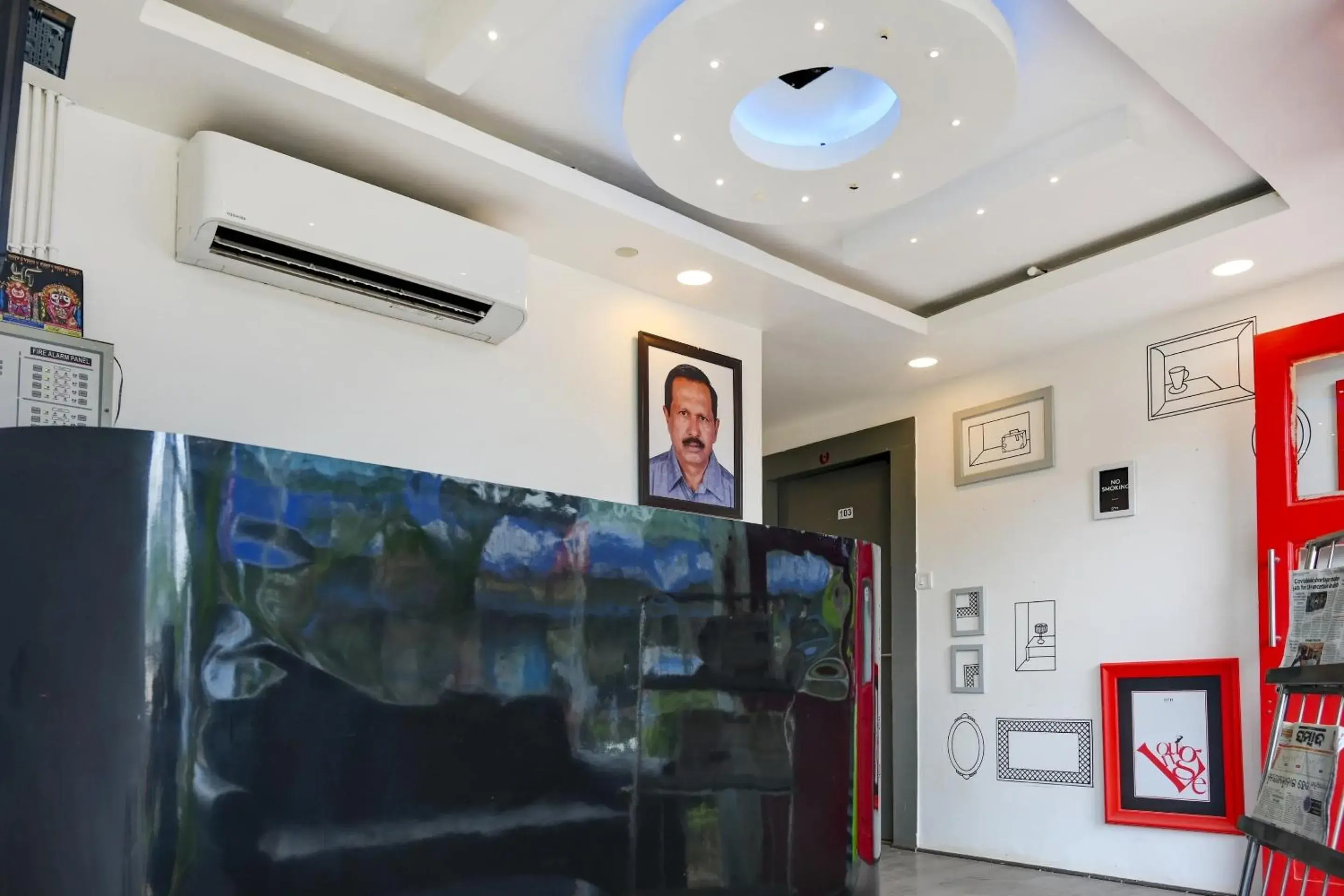 Lobby or reception in Super OYO Townhouse 412 Aditya International