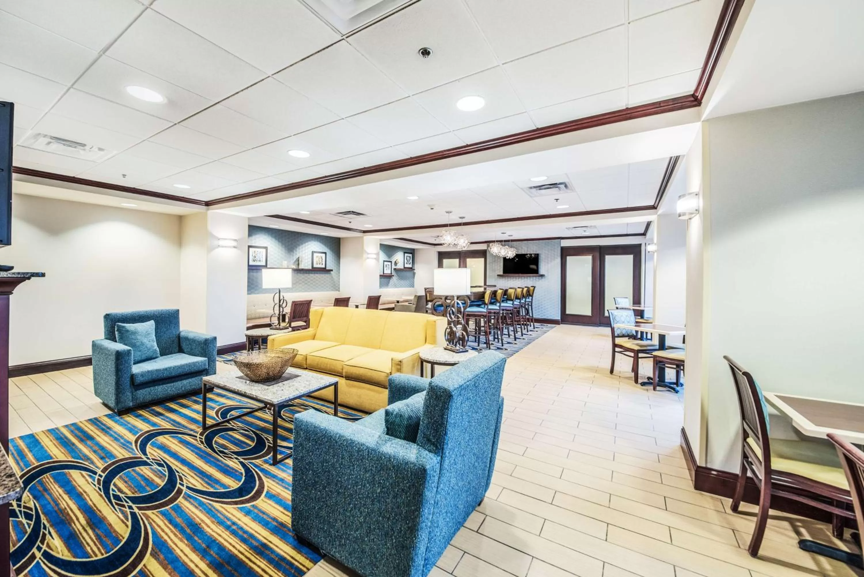 Lobby or reception in Hampton Inn Greenfield