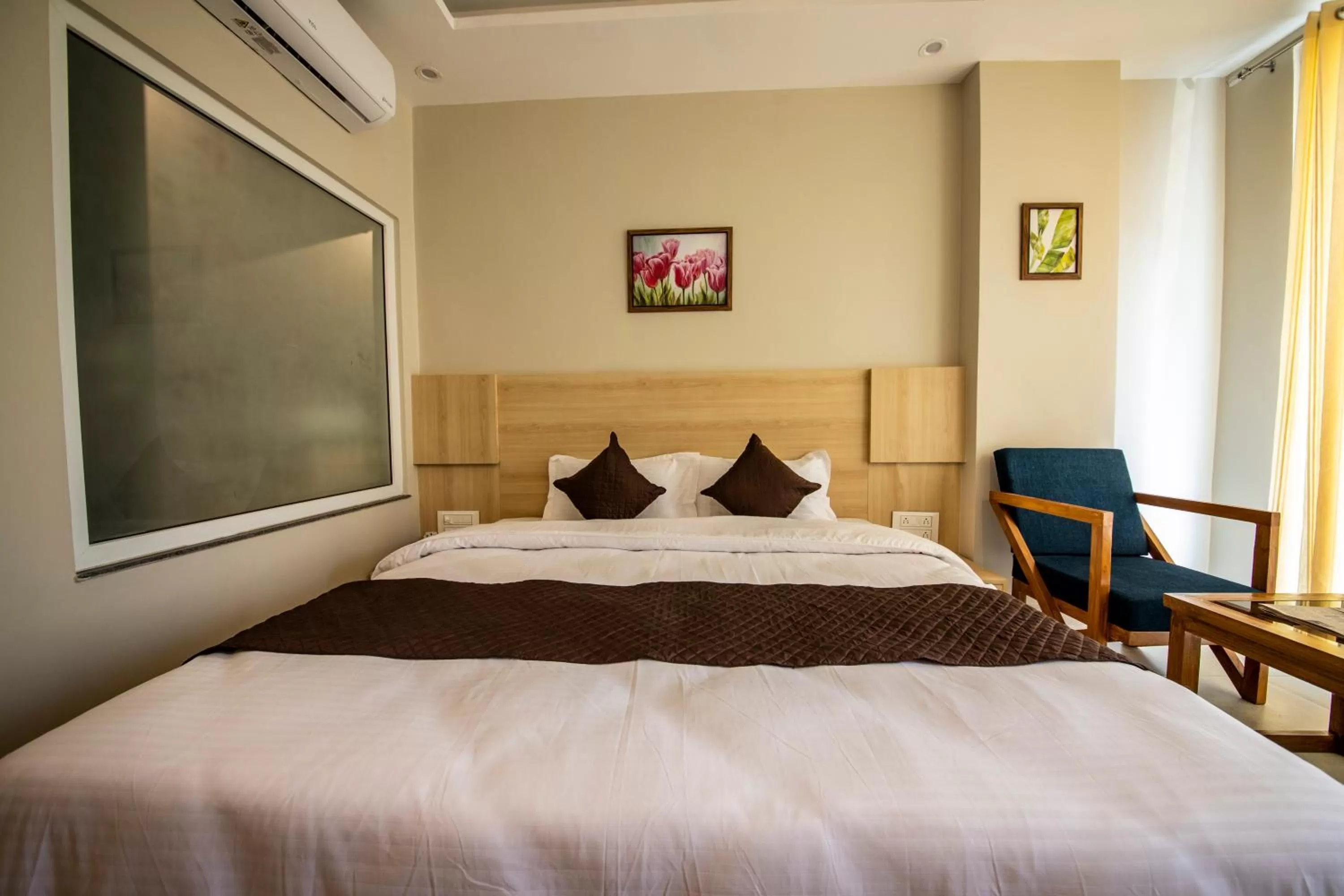 Bed in Punyah Residency Rishikesh