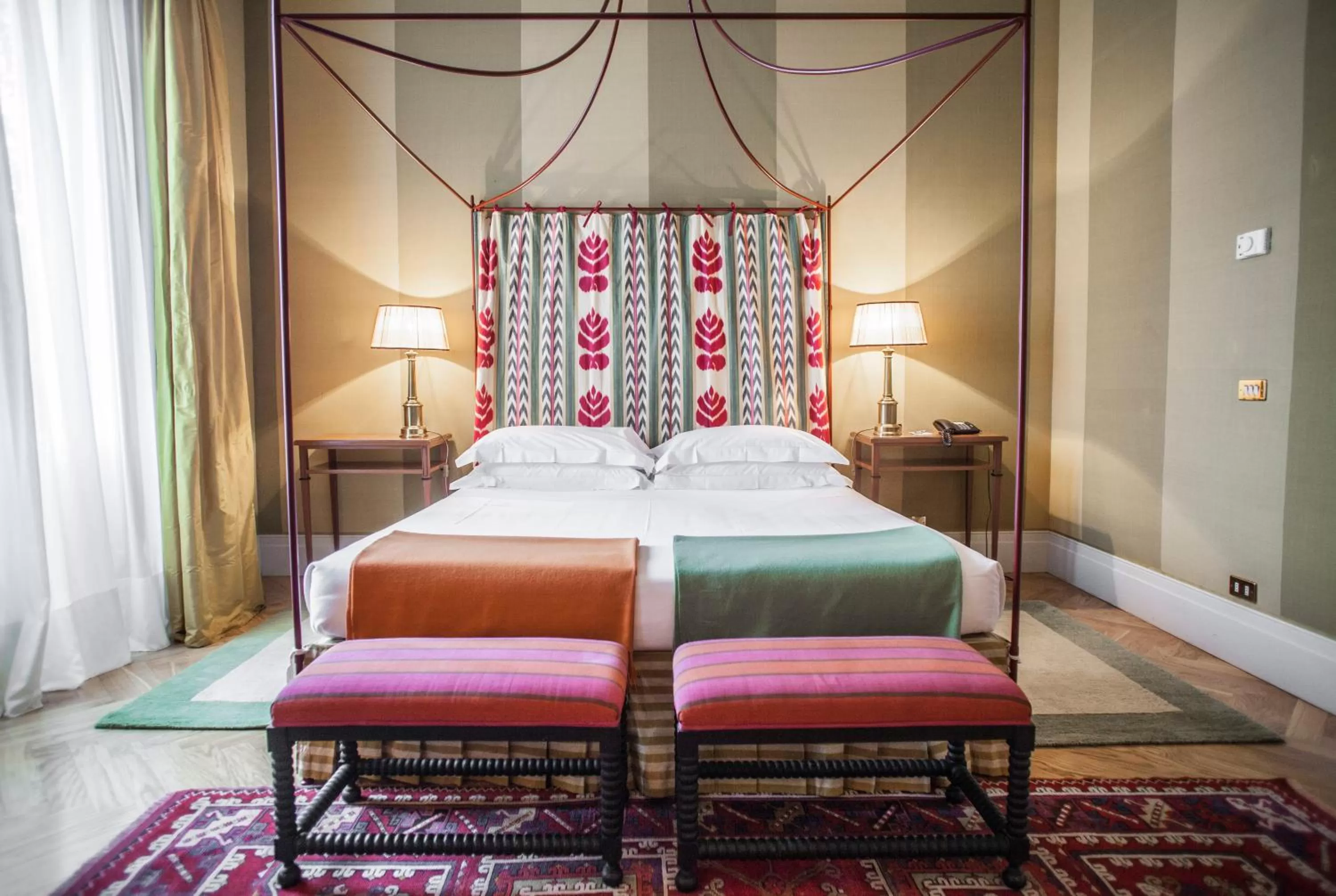 Bed in Antica Torre Tornabuoni