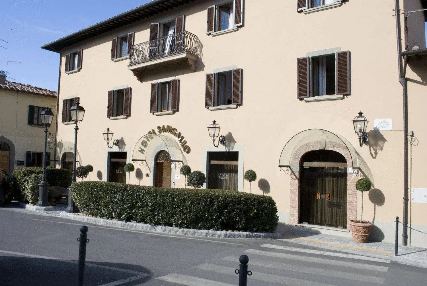 Facade/entrance, Property Building in Sangallo Hotel
