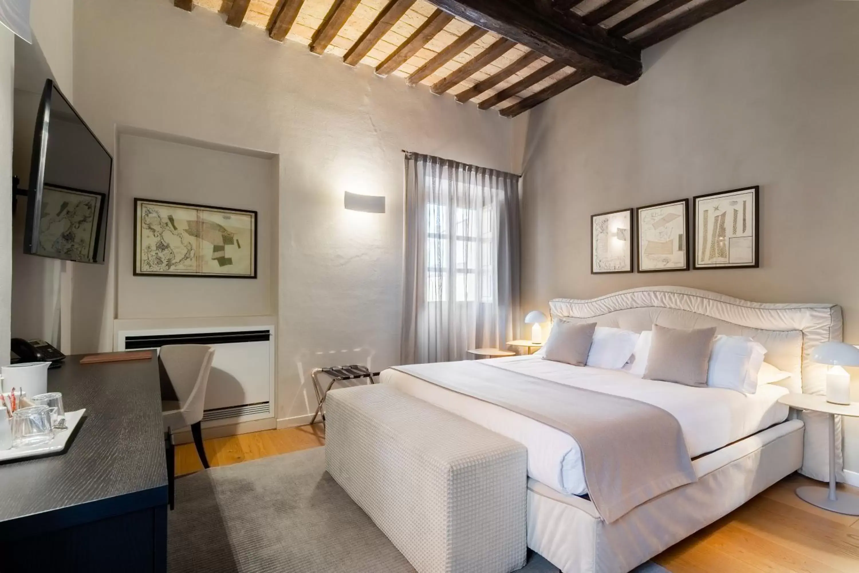 Bed in Relais Villa del Borgo