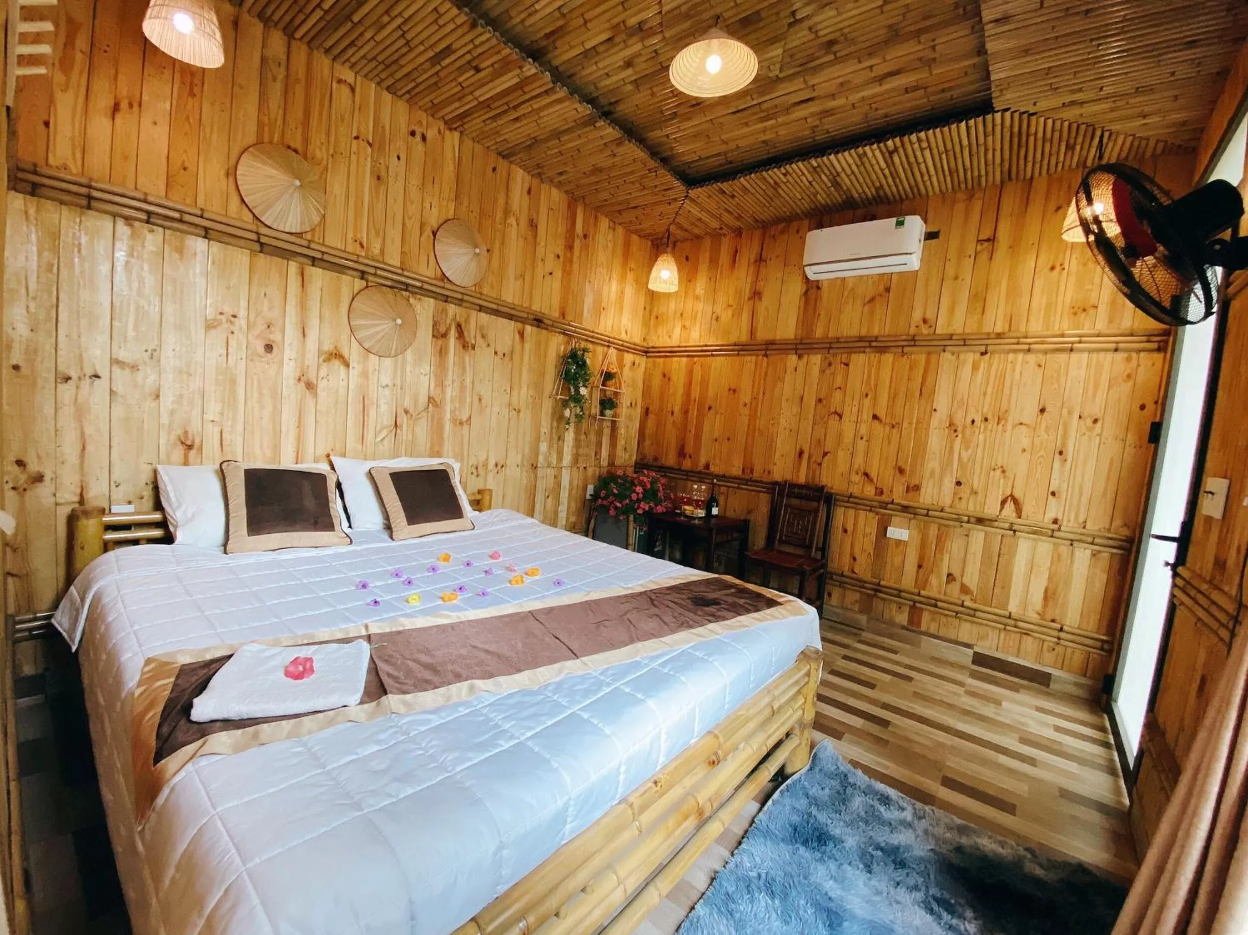 Bed in Trang An Moon Garden Homestay