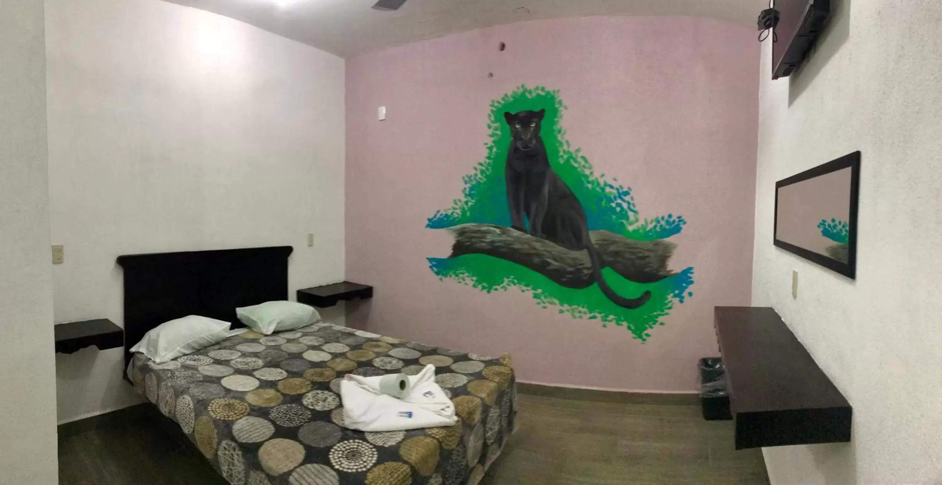 Bed in HOTEL LOS PINOS CENTRO