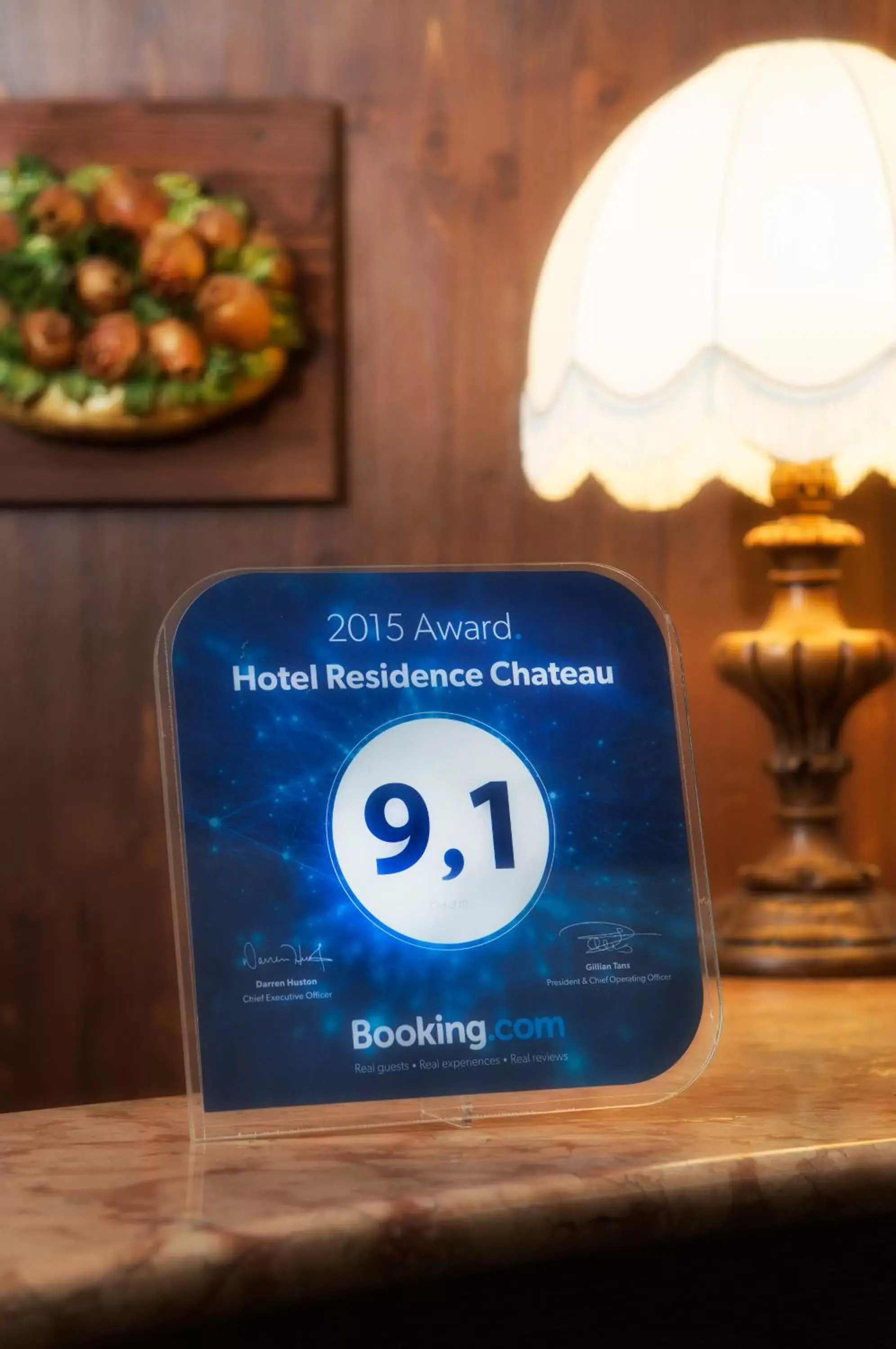 Certificate/Award, Logo/Certificate/Sign/Award in Hotel Residence Chateau