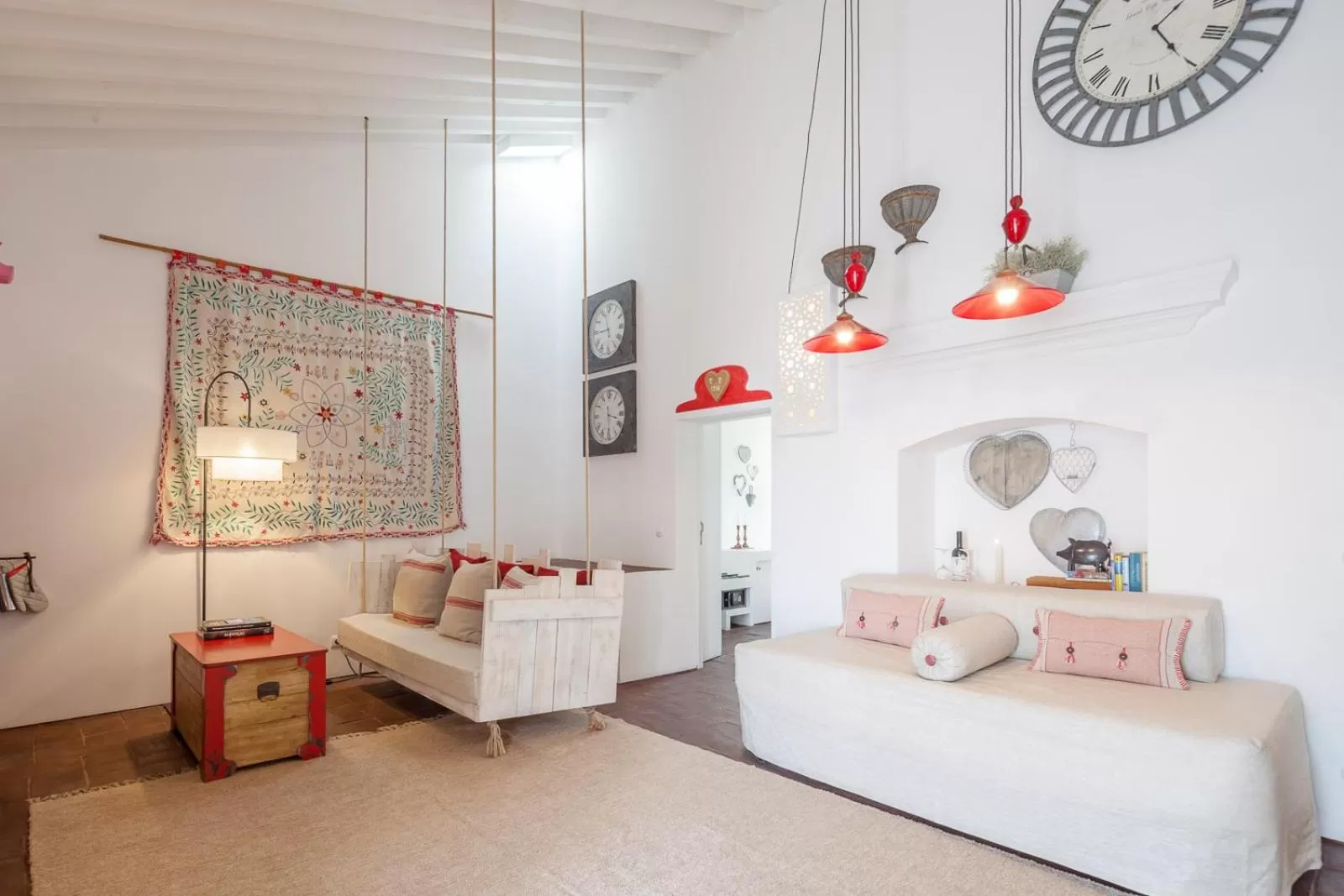 Living room, Bed in Torre de Palma Wine Hotel, Monforte, a Member of Design Hotels