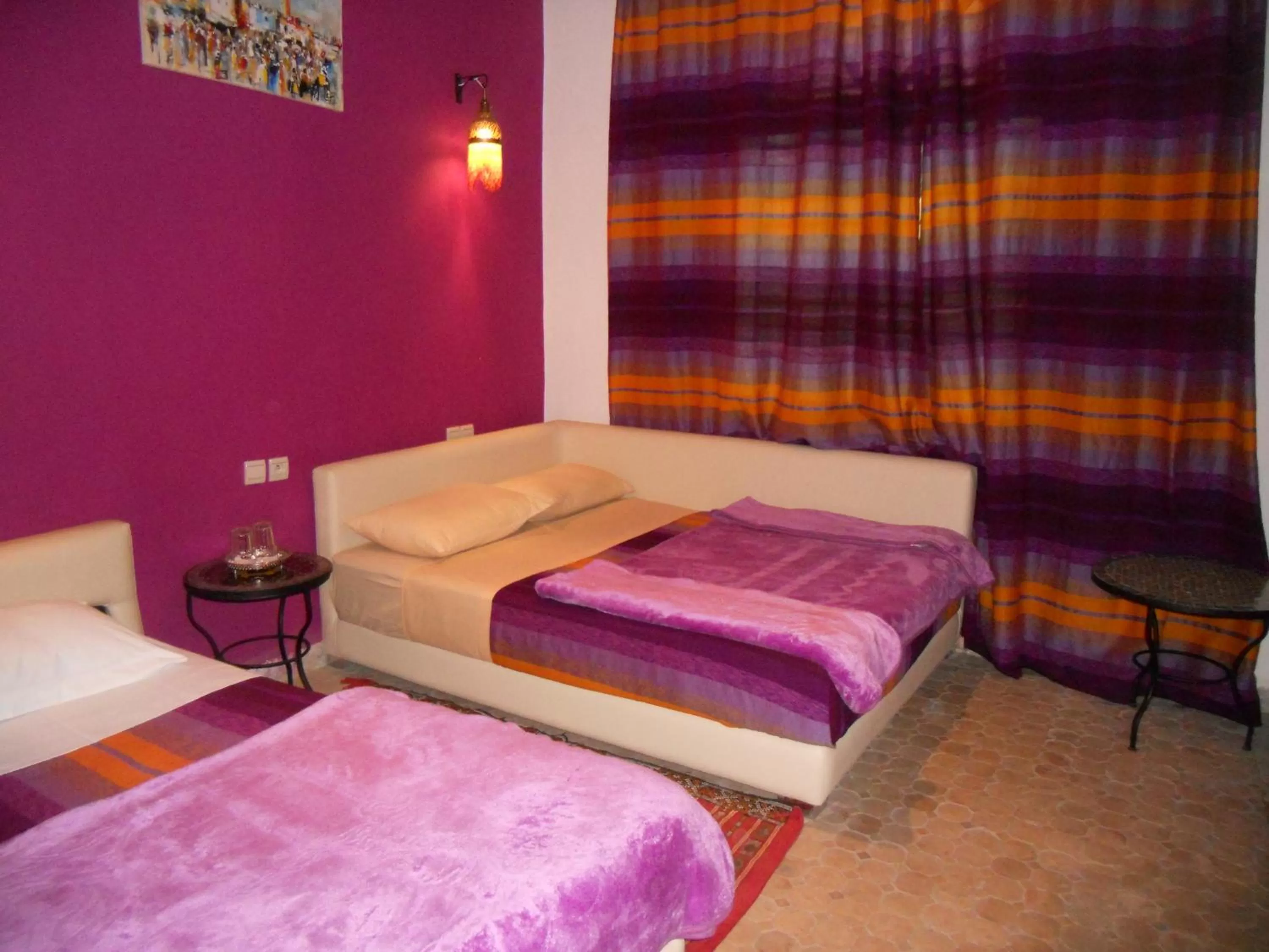 Bed in Riad Passiflora