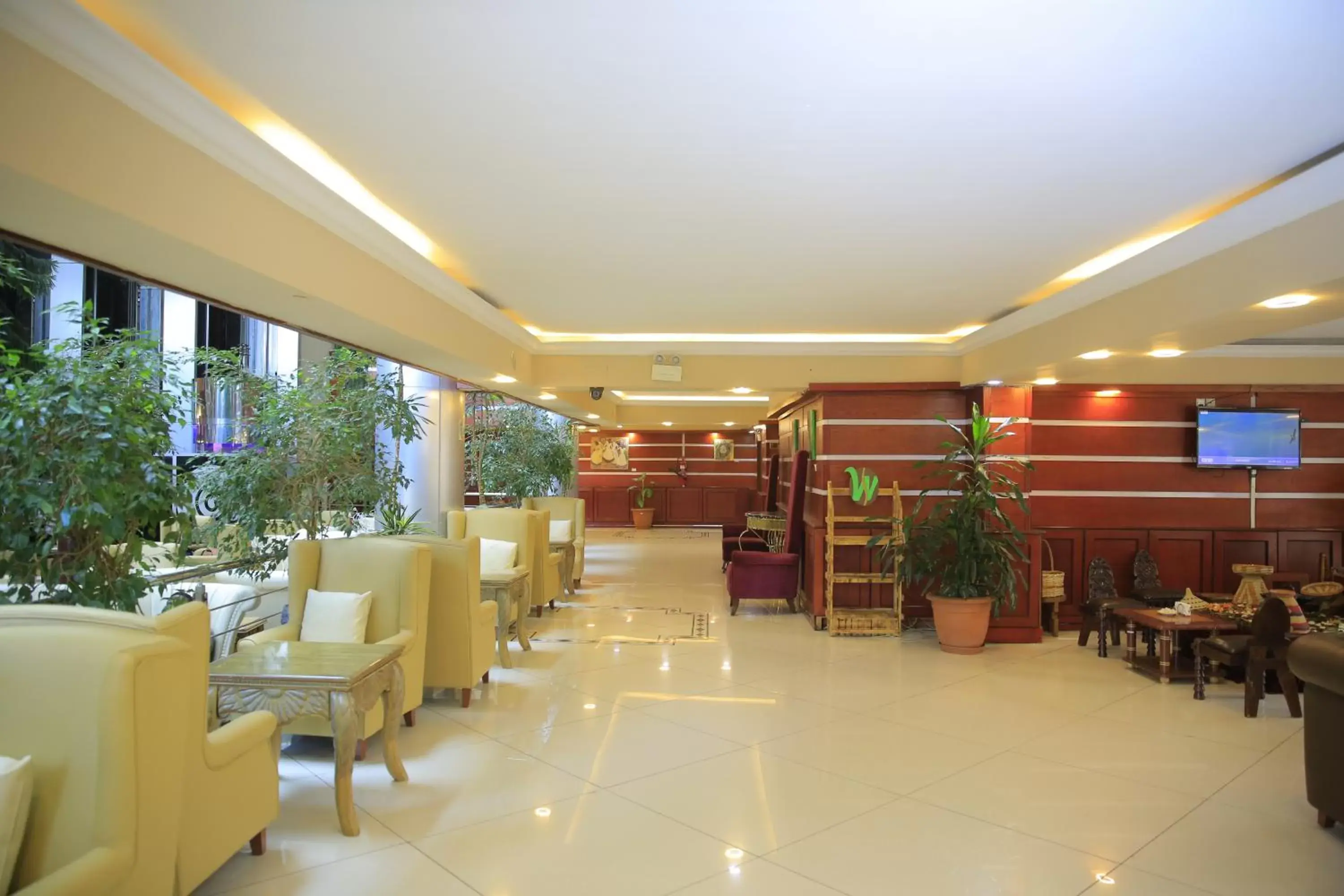 Lobby or reception in Inter Luxury Hotel