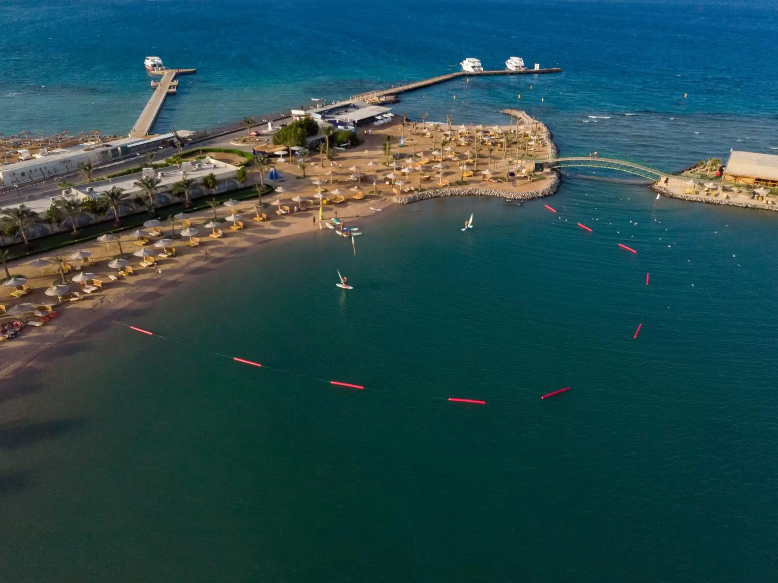 Windsurfing, Bird's-eye View in Desert Rose Resort