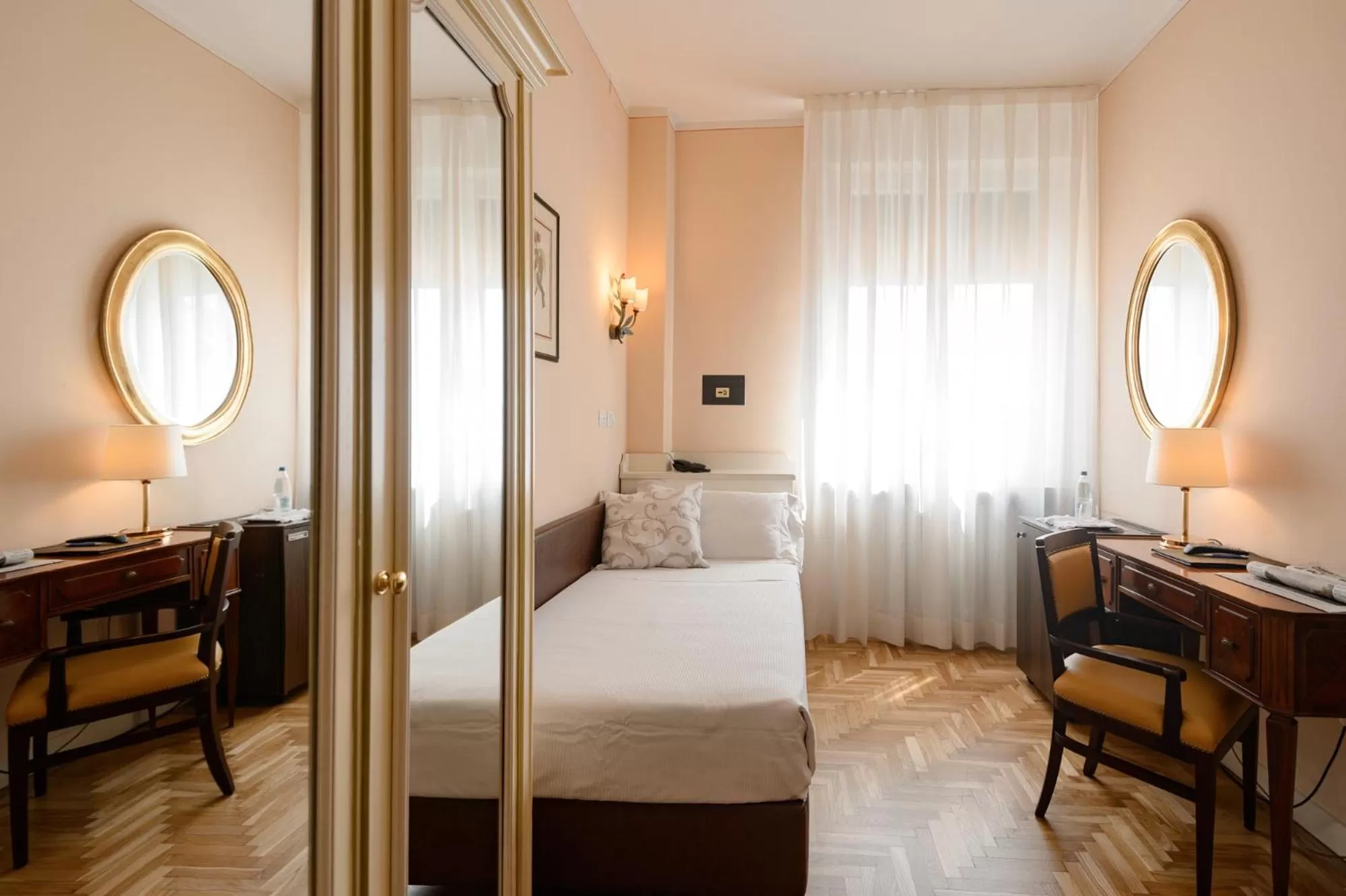 Bed in Hotel Continental