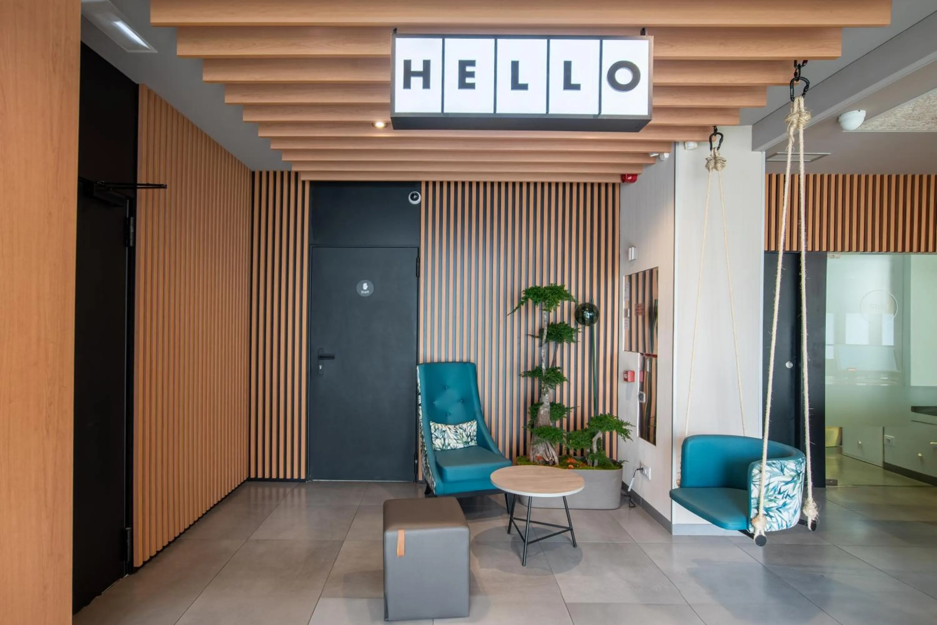 Living room in Hotel Bed4U Pamplona