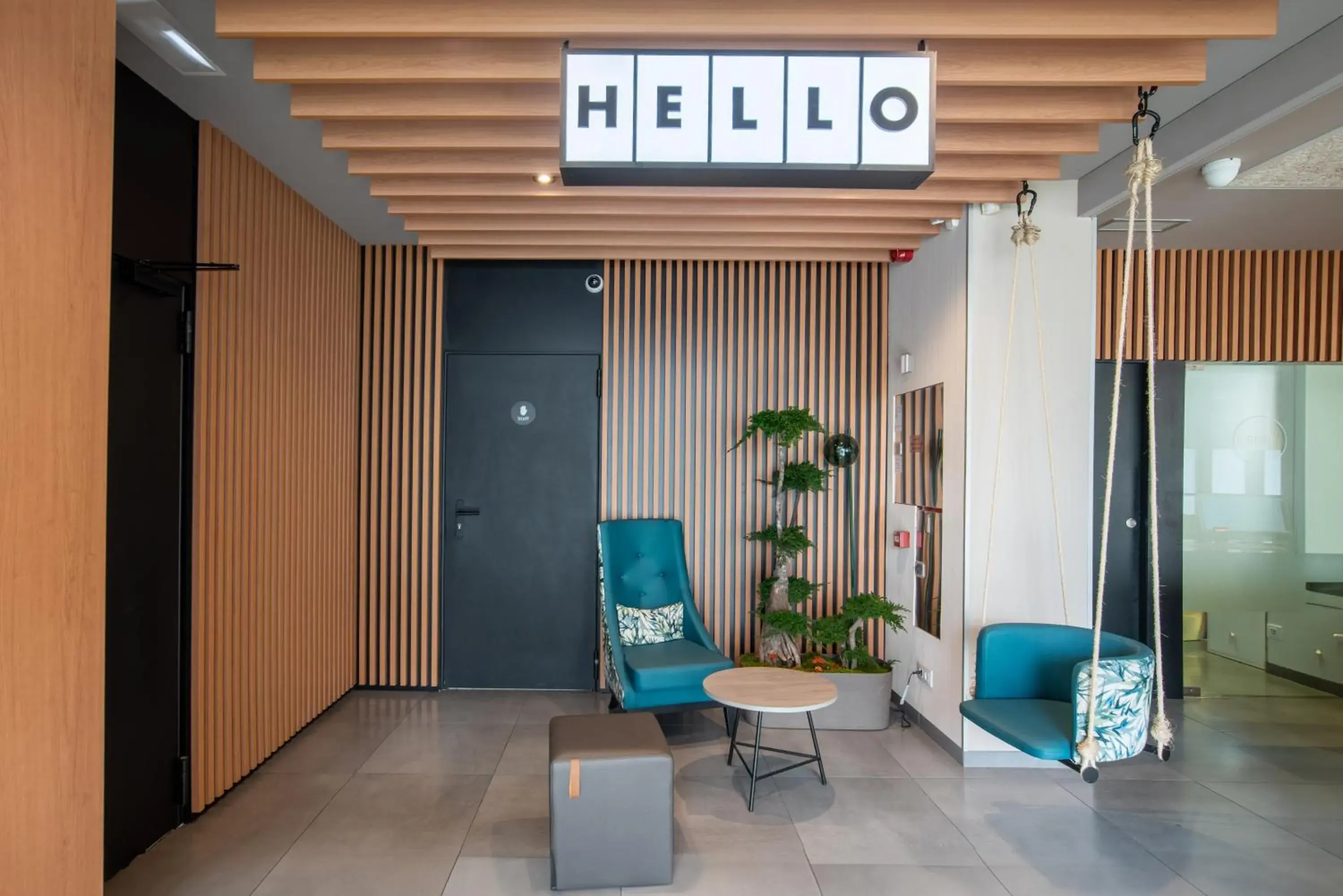 Living room in Hotel Bed4U Pamplona Living room in Hotel Bed4U Pamplona