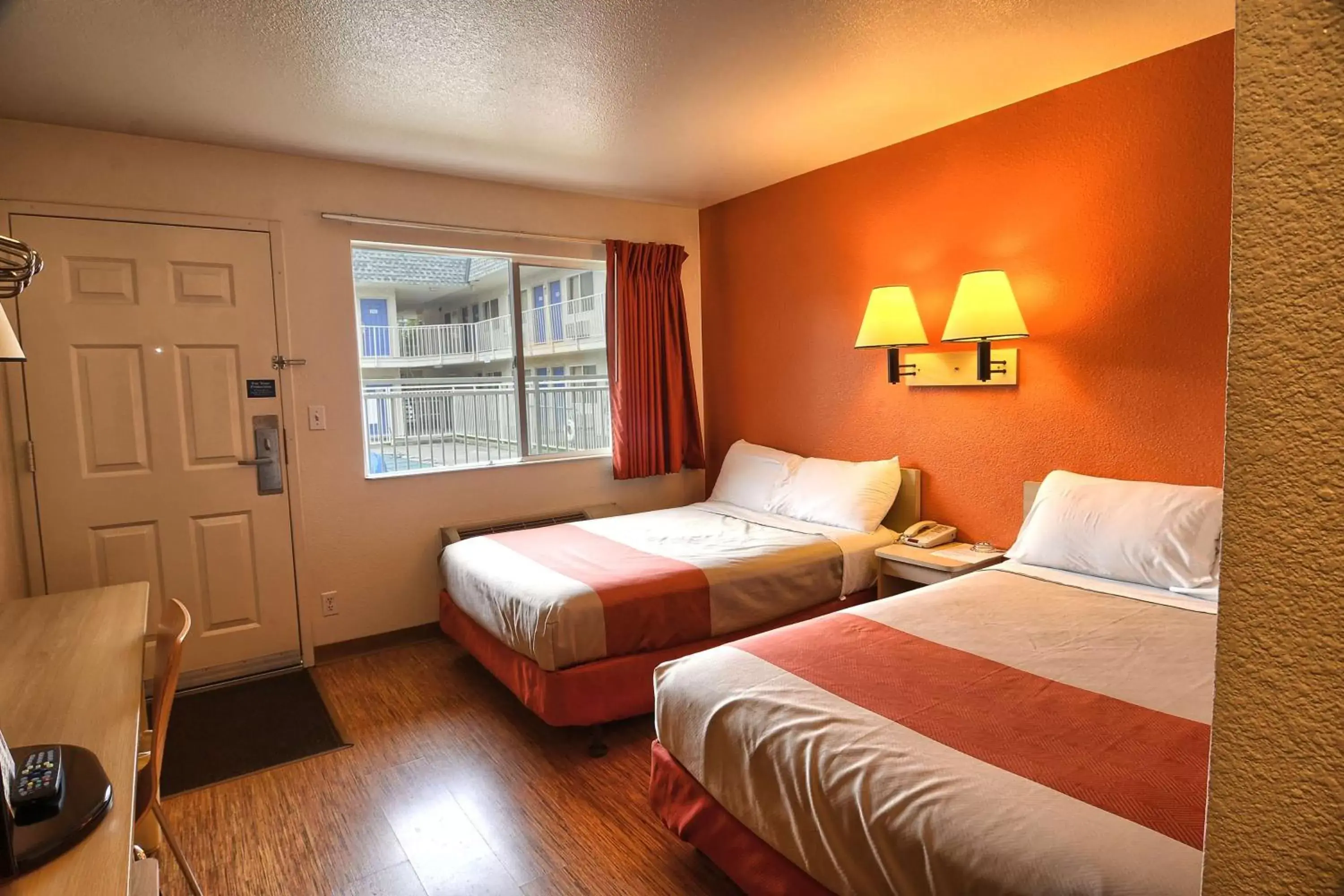TV and multimedia, Bed in Motel 6-Coeur D'Alene, ID