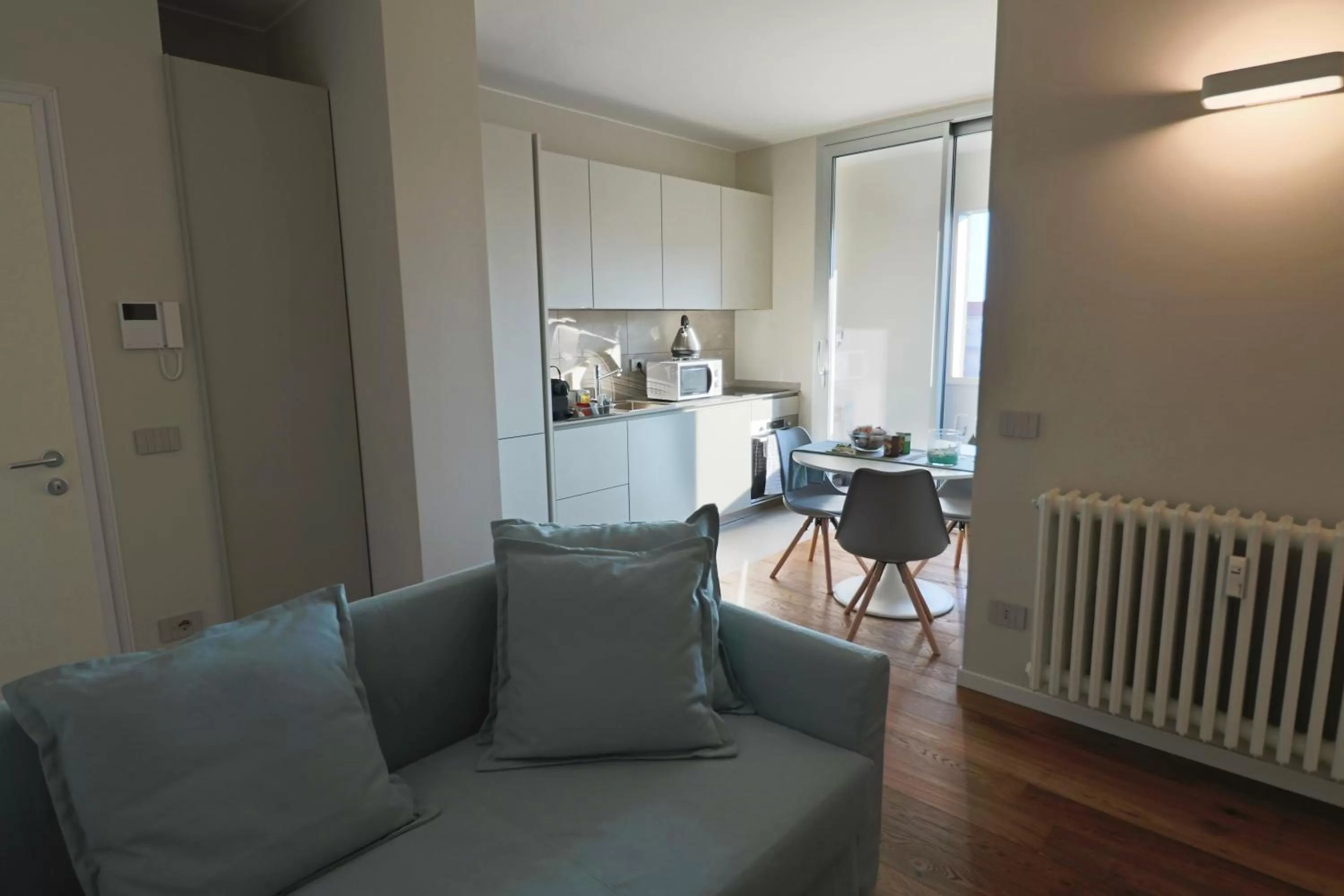 Kitchen or kitchenette in Aparthotel Isola