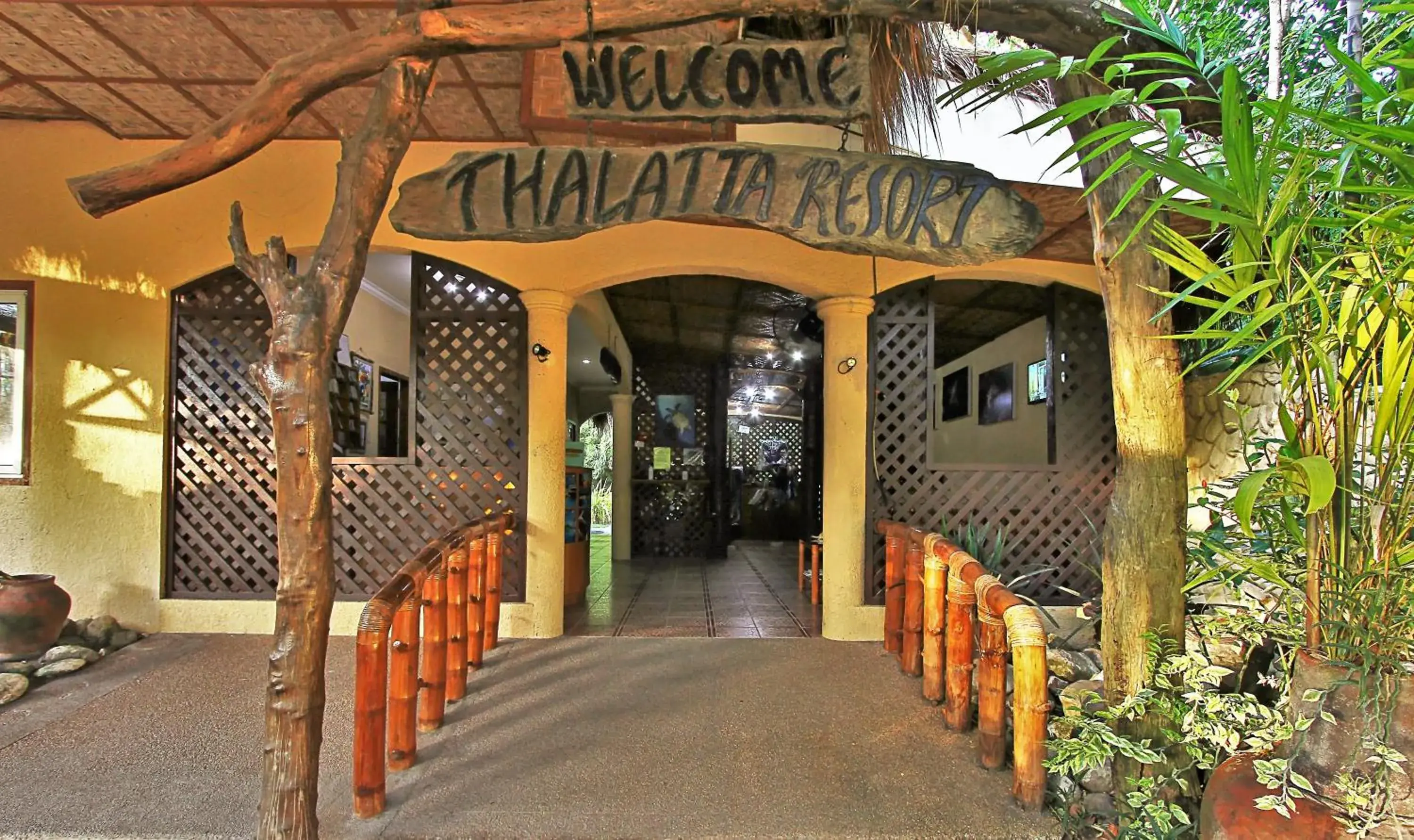 Facade/entrance in Thalatta Resort