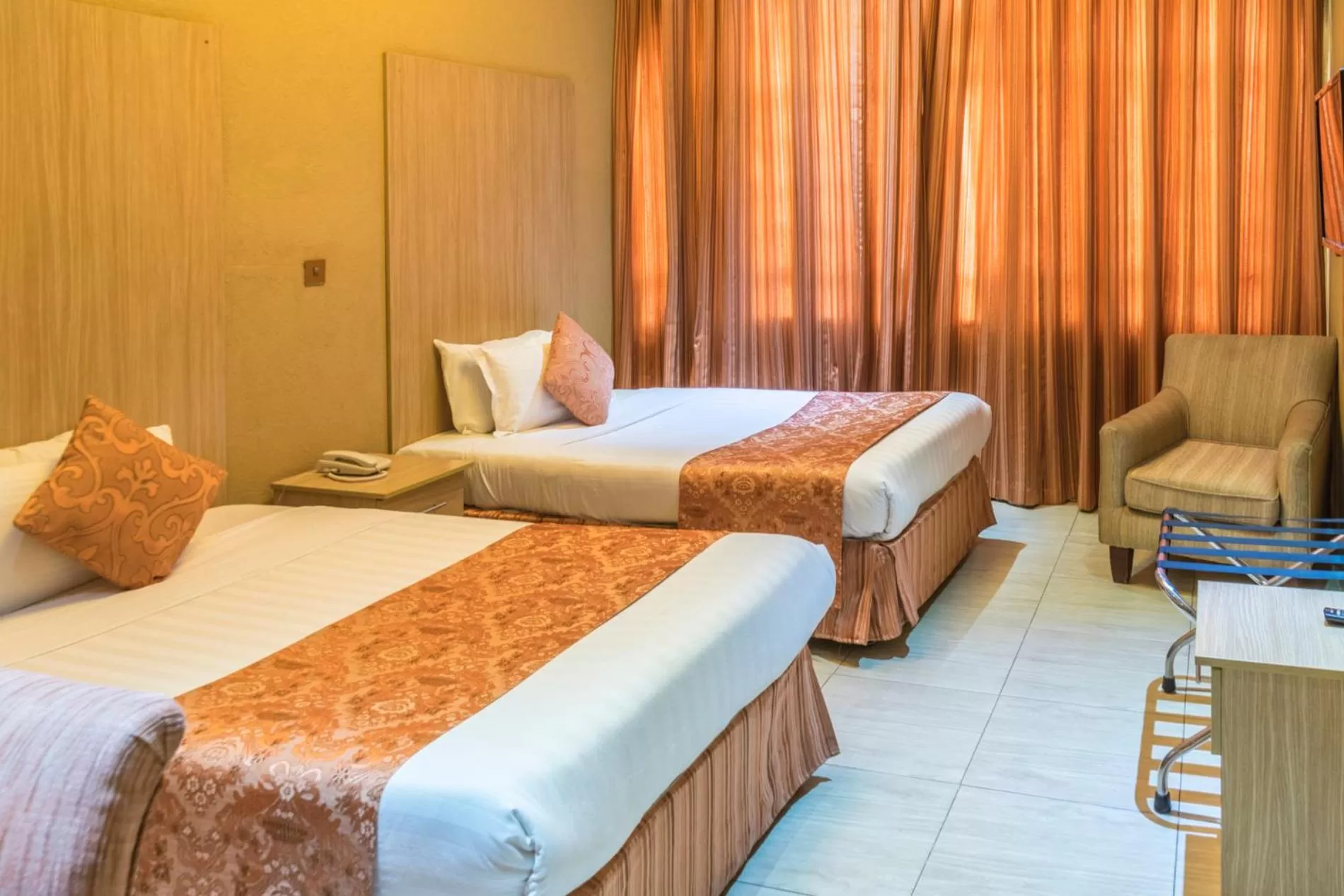 Bed in Hotel Waterbuck