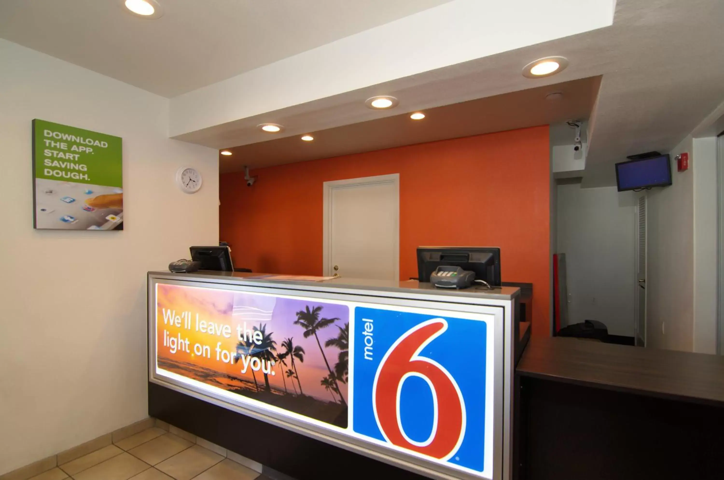 Lobby or reception, Lobby/Reception in Motel 6-North Palm Springs, CA - North