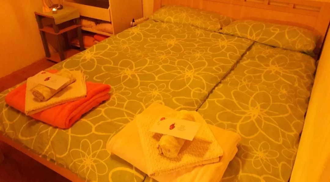 Bed in LjubljanaArt Apartment