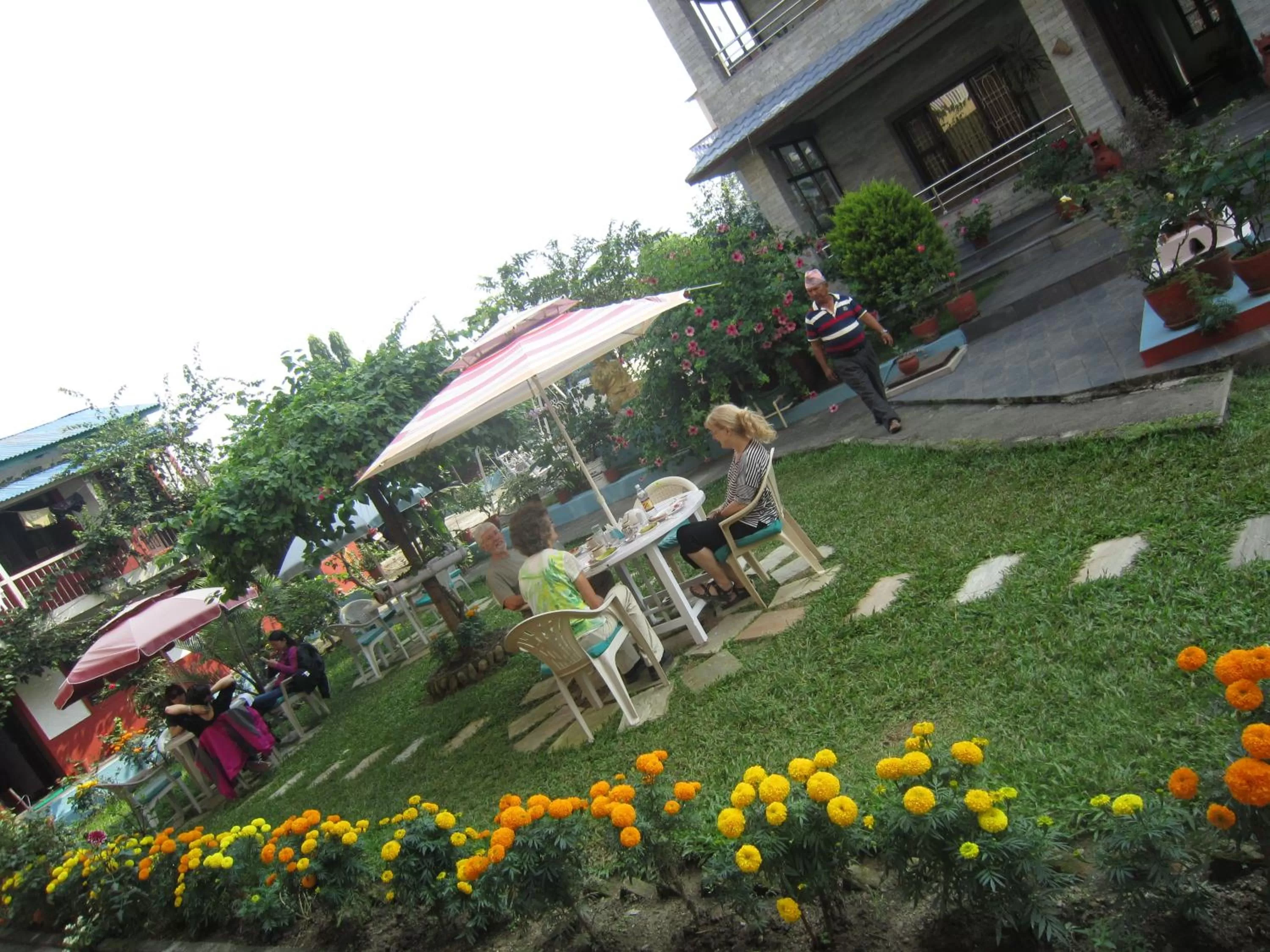 Garden in New Annapurna Guest House