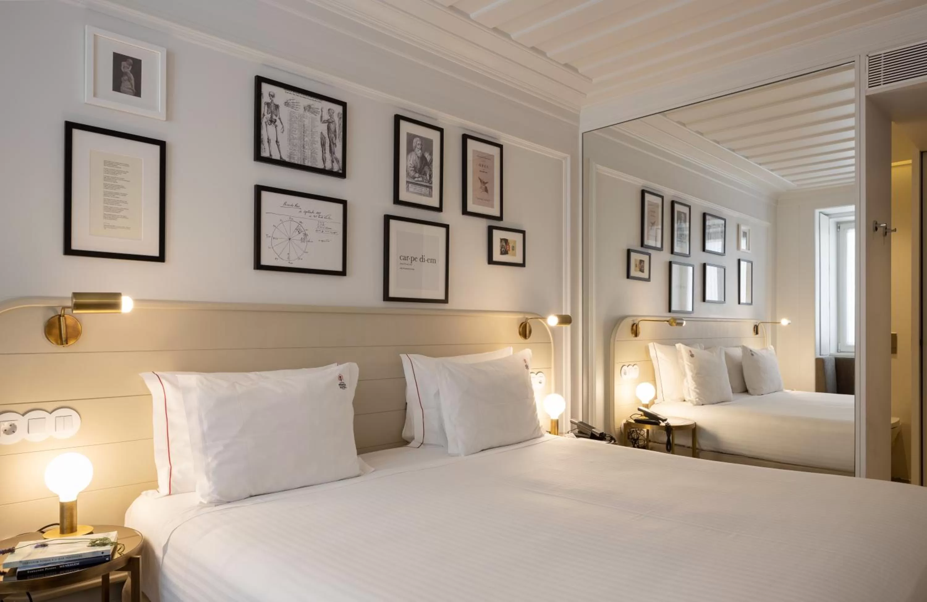 Bed in Lisboa Pessoa Hotel