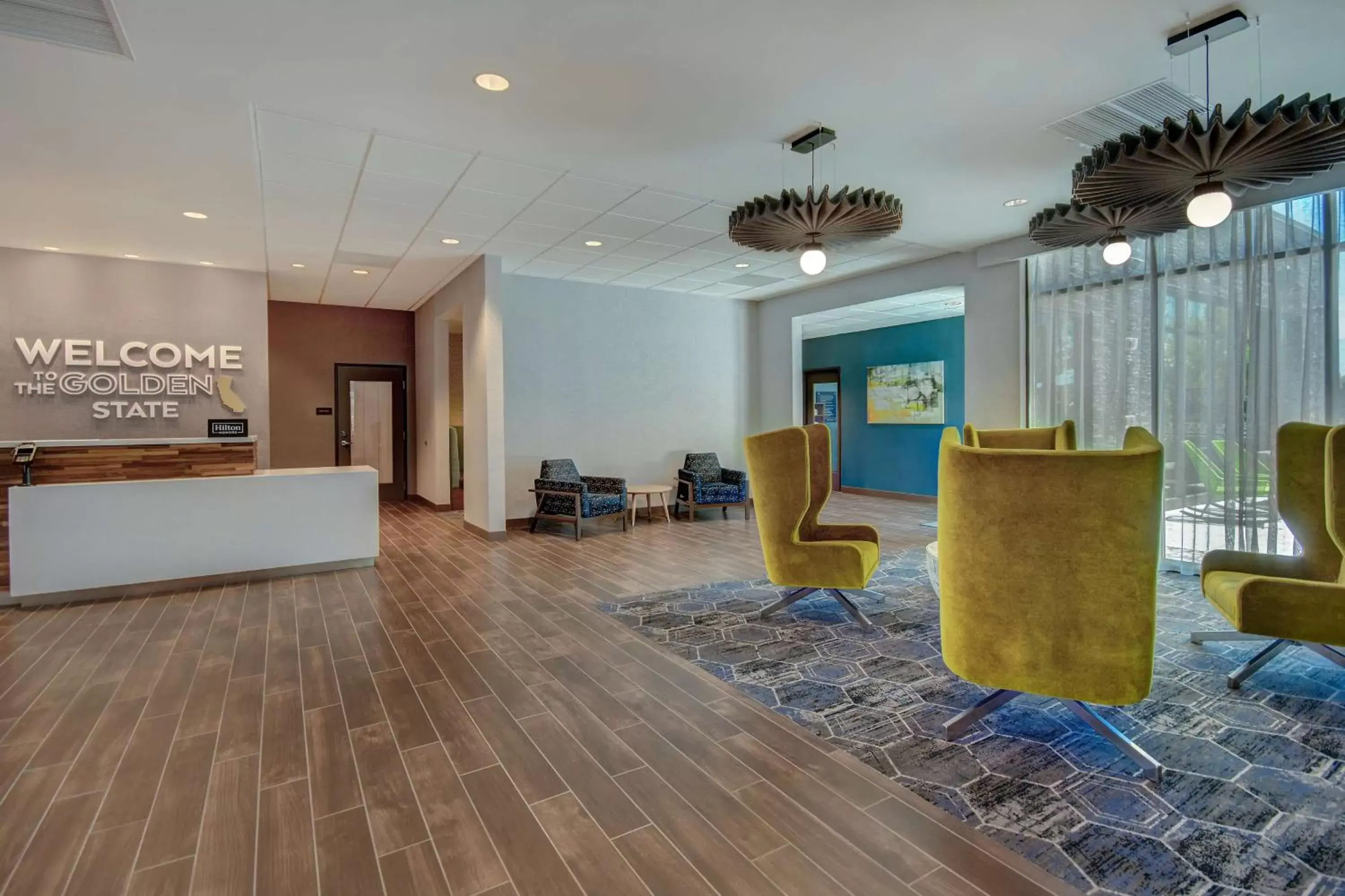 Lobby or reception, Lobby/Reception in Hampton Inn & Suites Sunnyvale-Silicon Valley, Ca