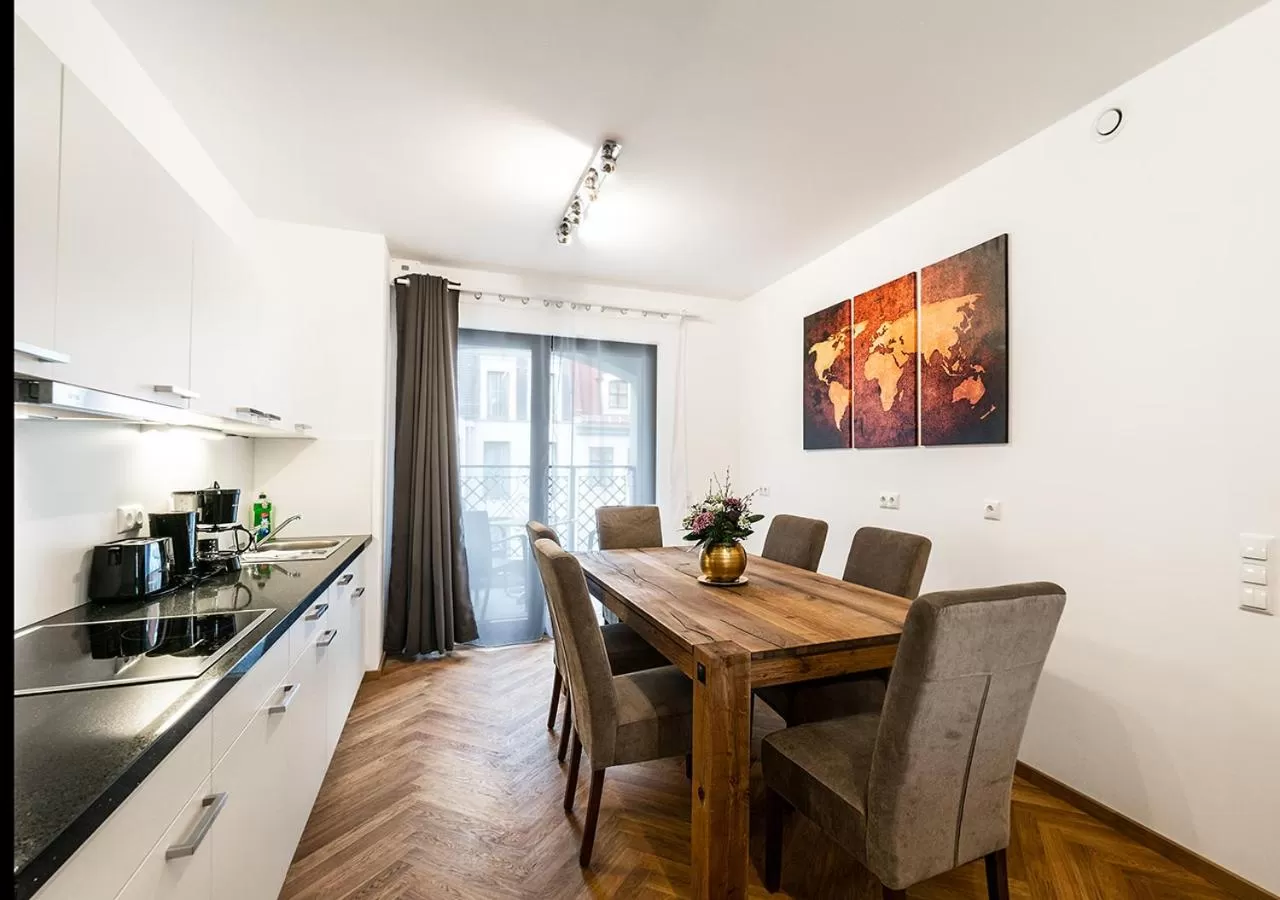 Dining area in Aparthotel Am Schloss