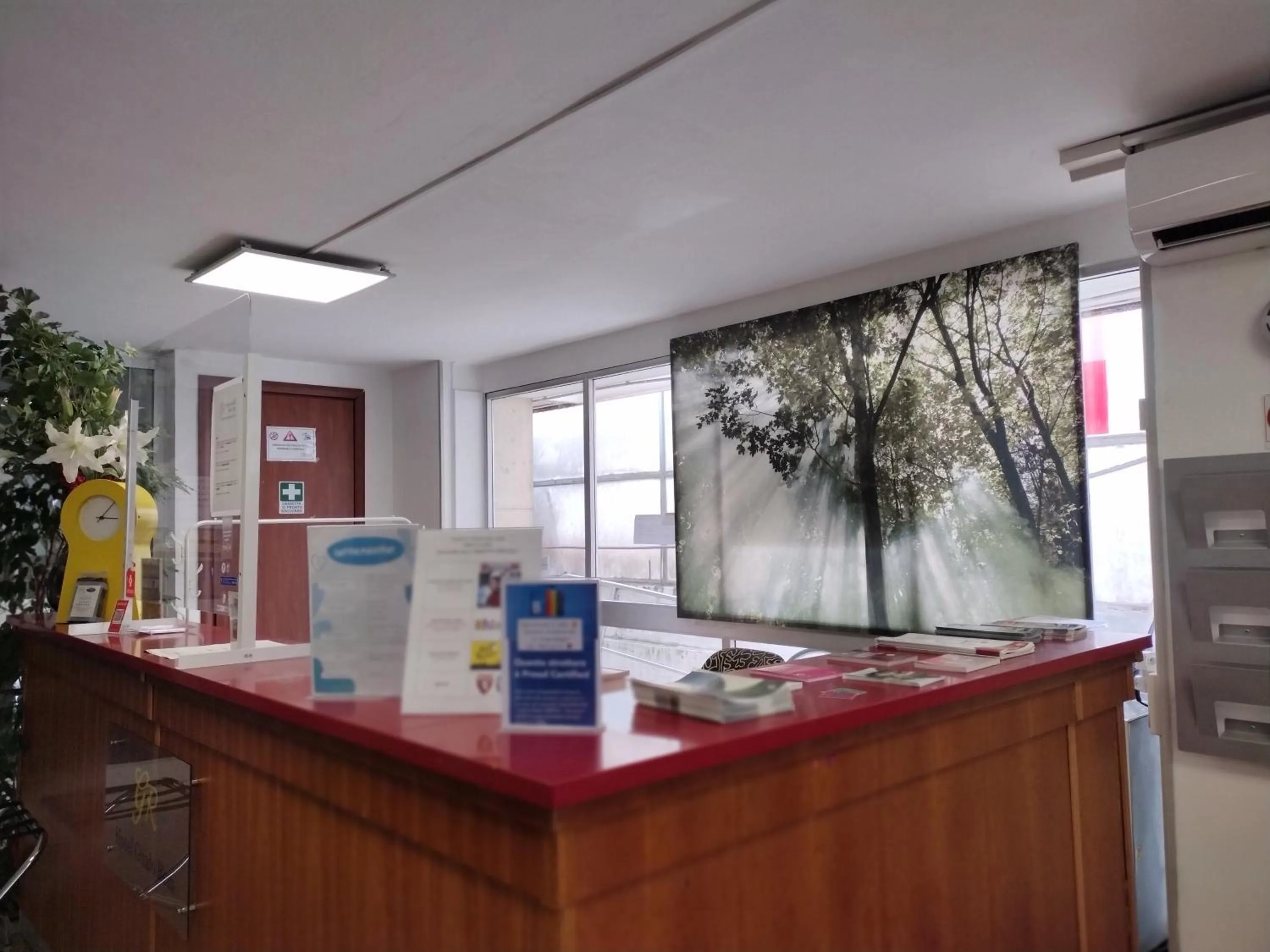 Lobby or reception in Albergo Guido Reni