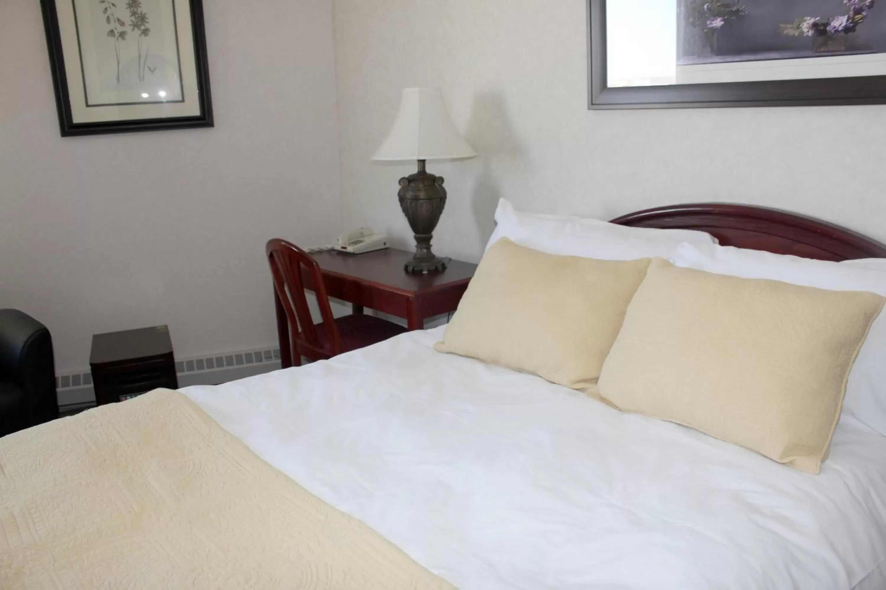 Bed in Continental Inn & Suites