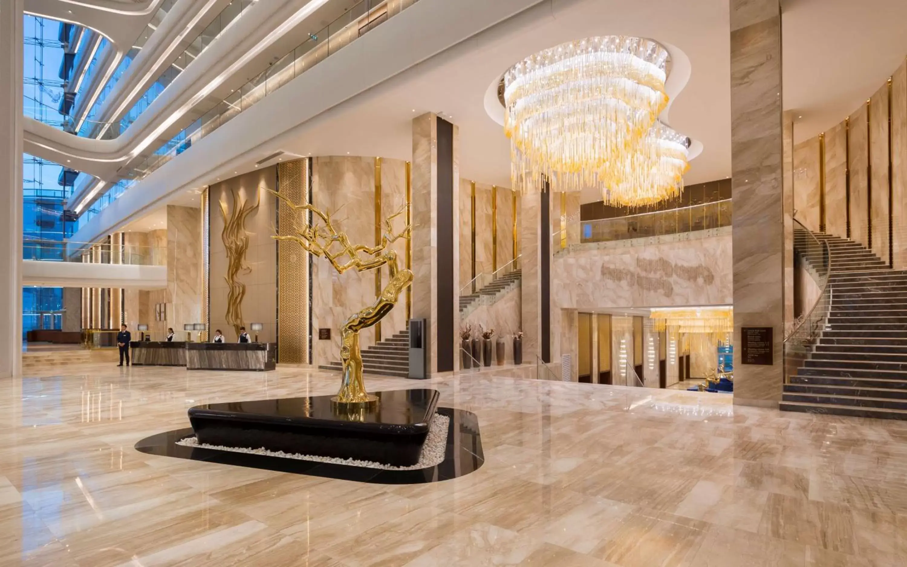 Lobby or reception in Hilton Astana