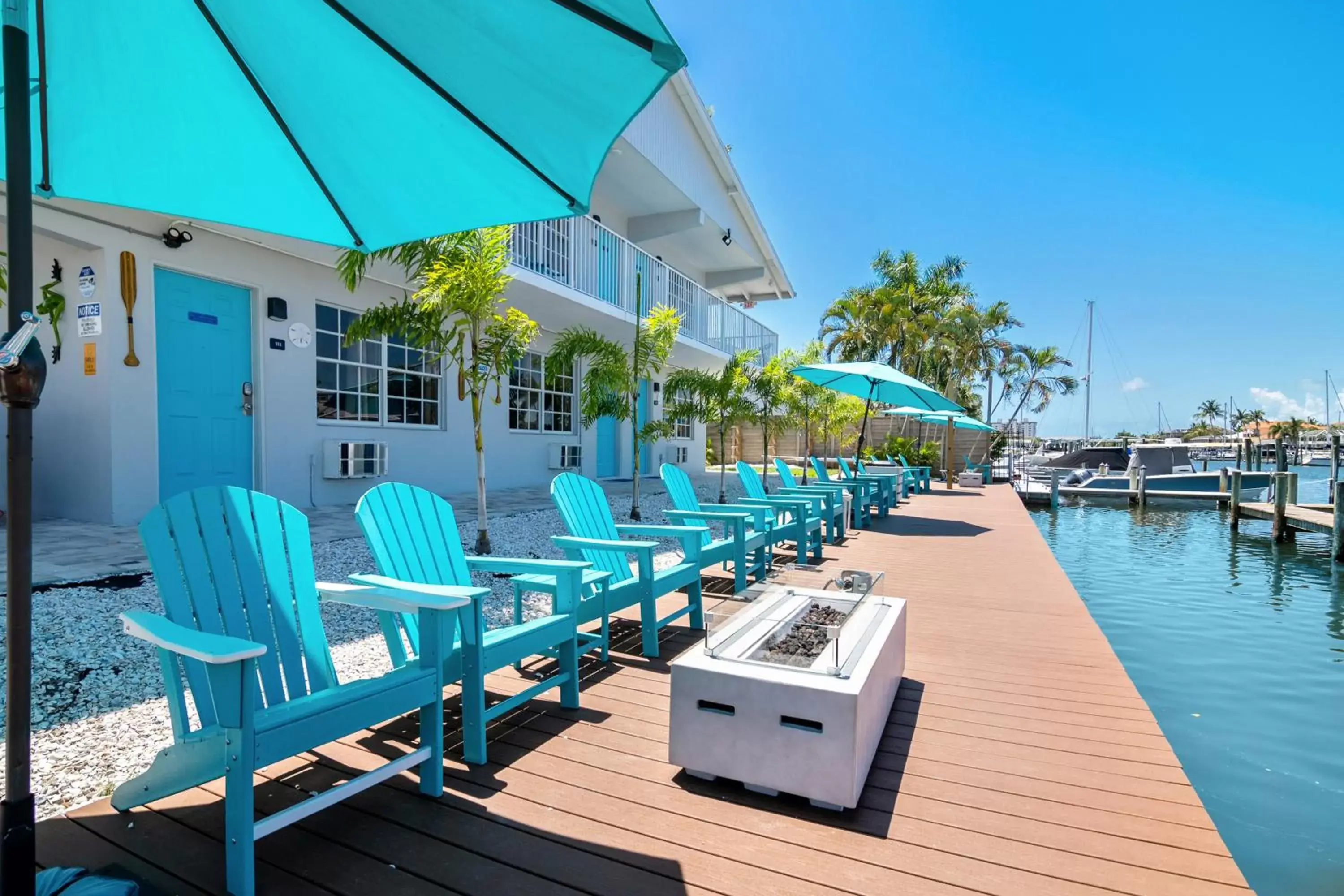 Balcony/Terrace, Swimming Pool in Latitude 26 Waterfront Boutique Resort - Fort Myers Beach