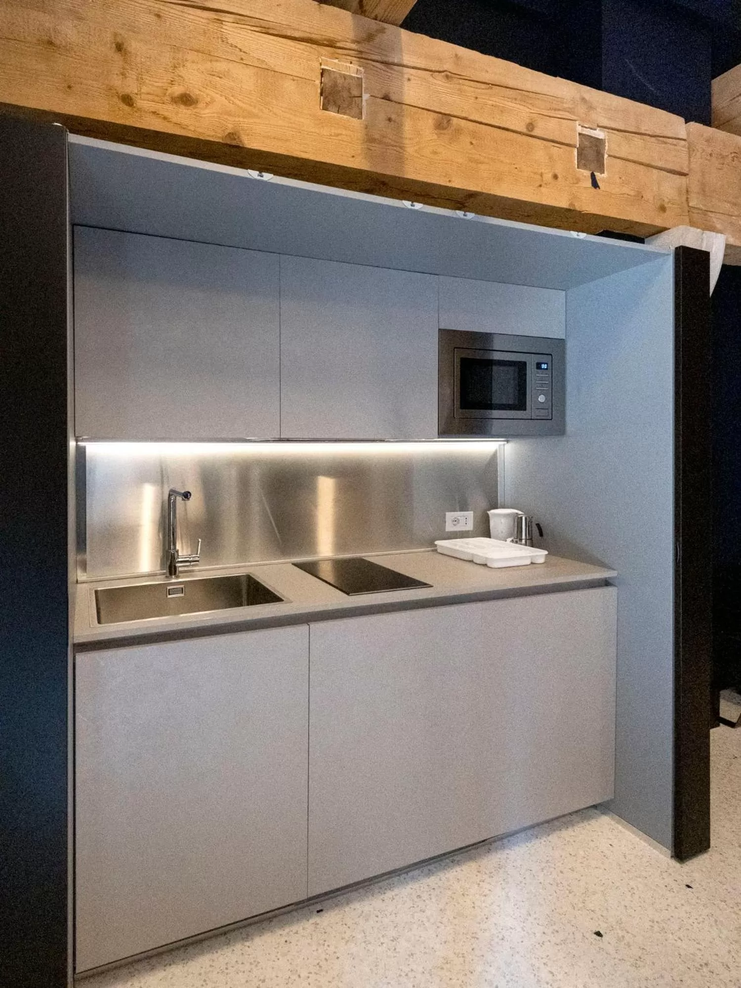 Kitchen or kitchenette in Residence Poli Venezia