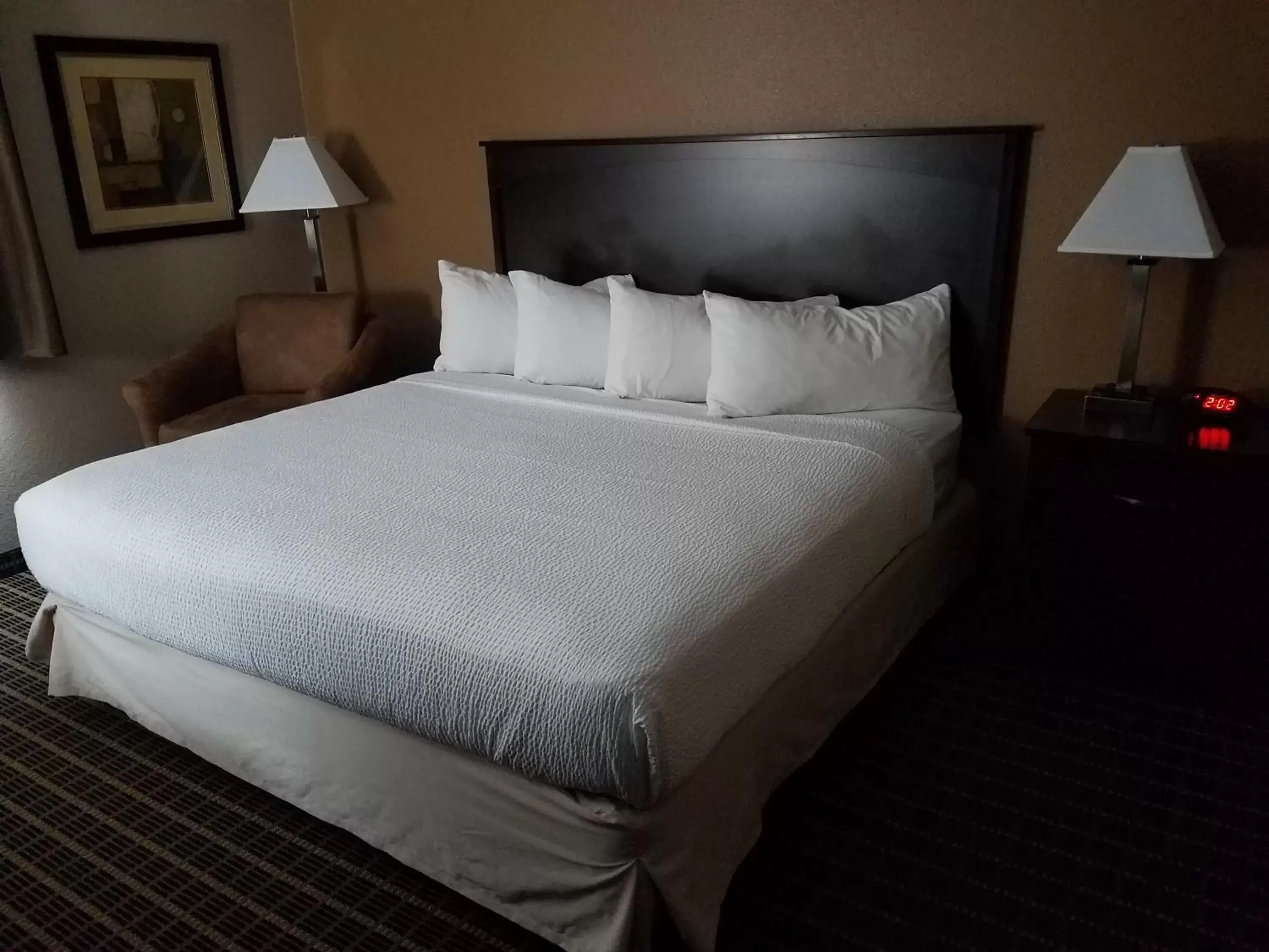 Bed in Americas Best Value Inn and Suites Bismarck