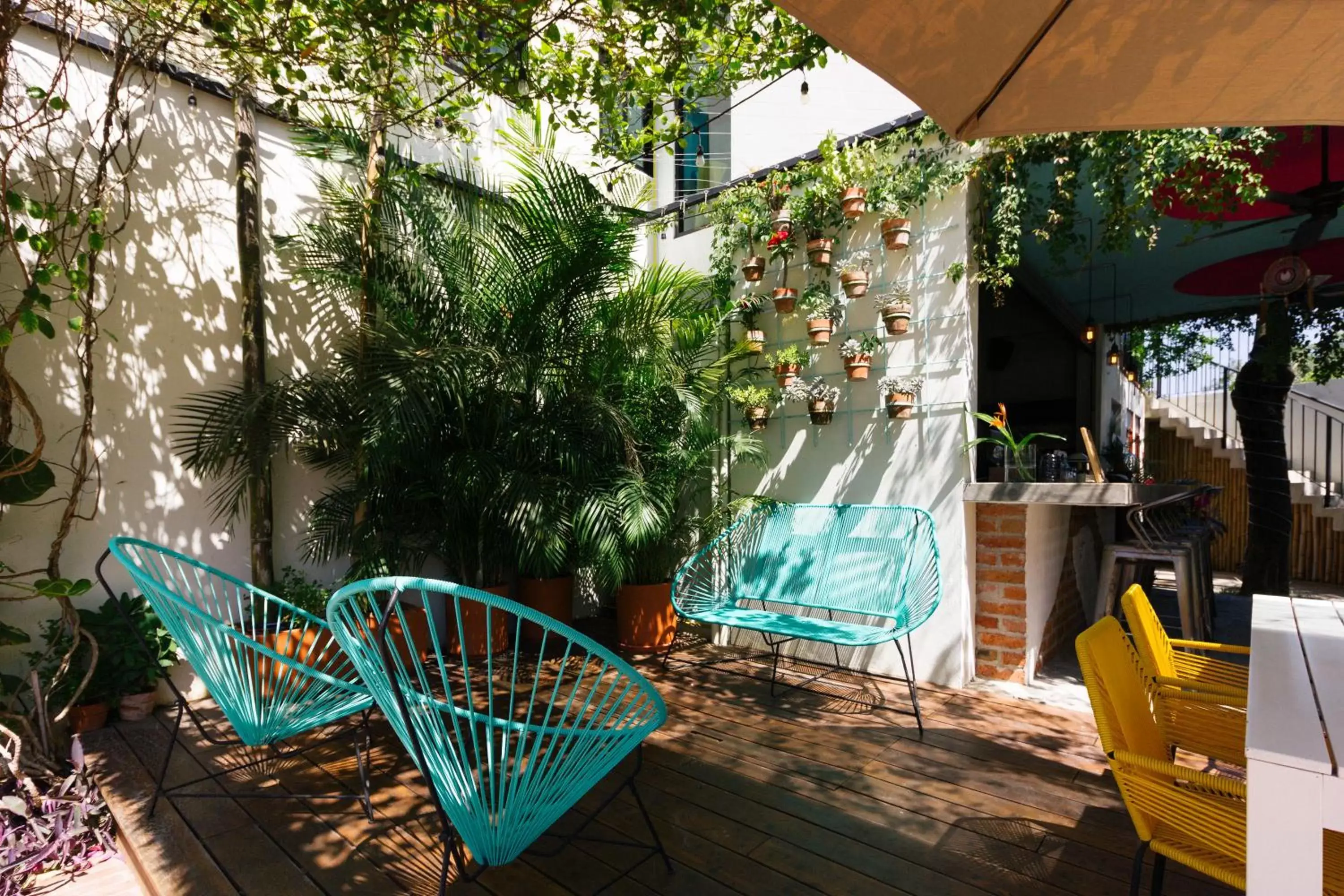 Patio in San Trópico Boutique Hotel & Peaceful Escape