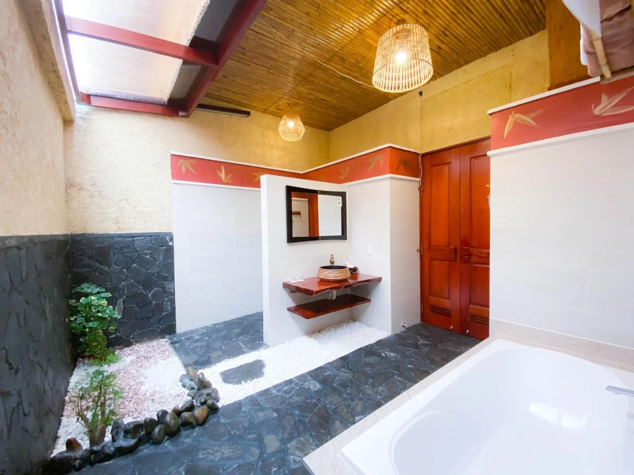 Bathroom in Bamboo Village Beach Resort & Spa