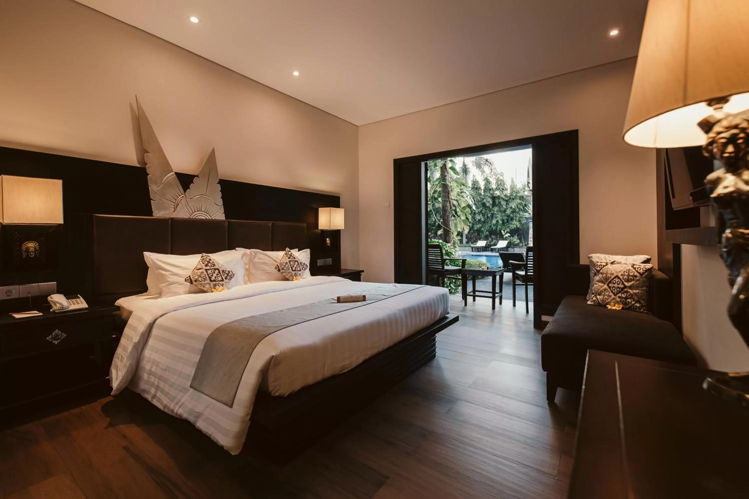 Photo of the whole room, Bed in The Vira Bali Boutique Hotel & Suite