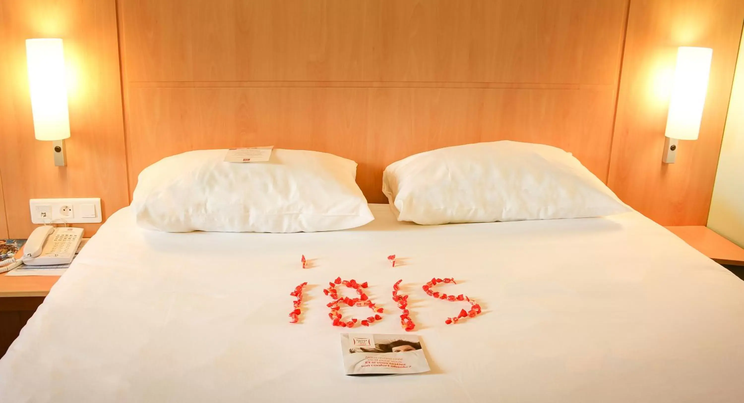 Bed in ibis Soissons Bed in ibis Soissons