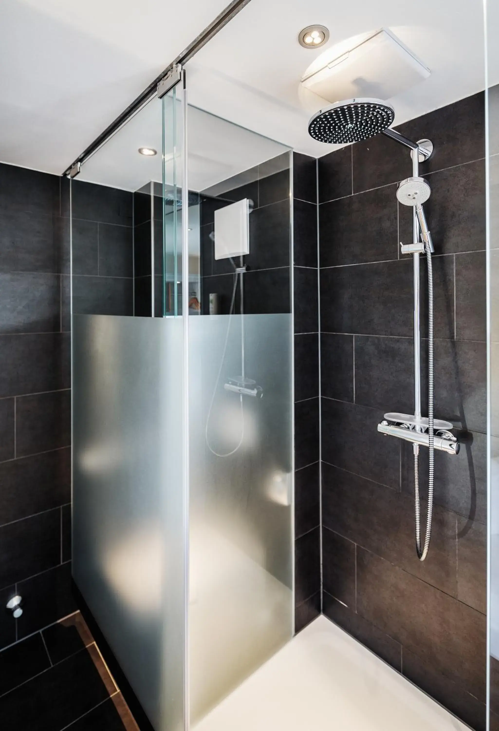 Shower, Bathroom in Seehotel Litz