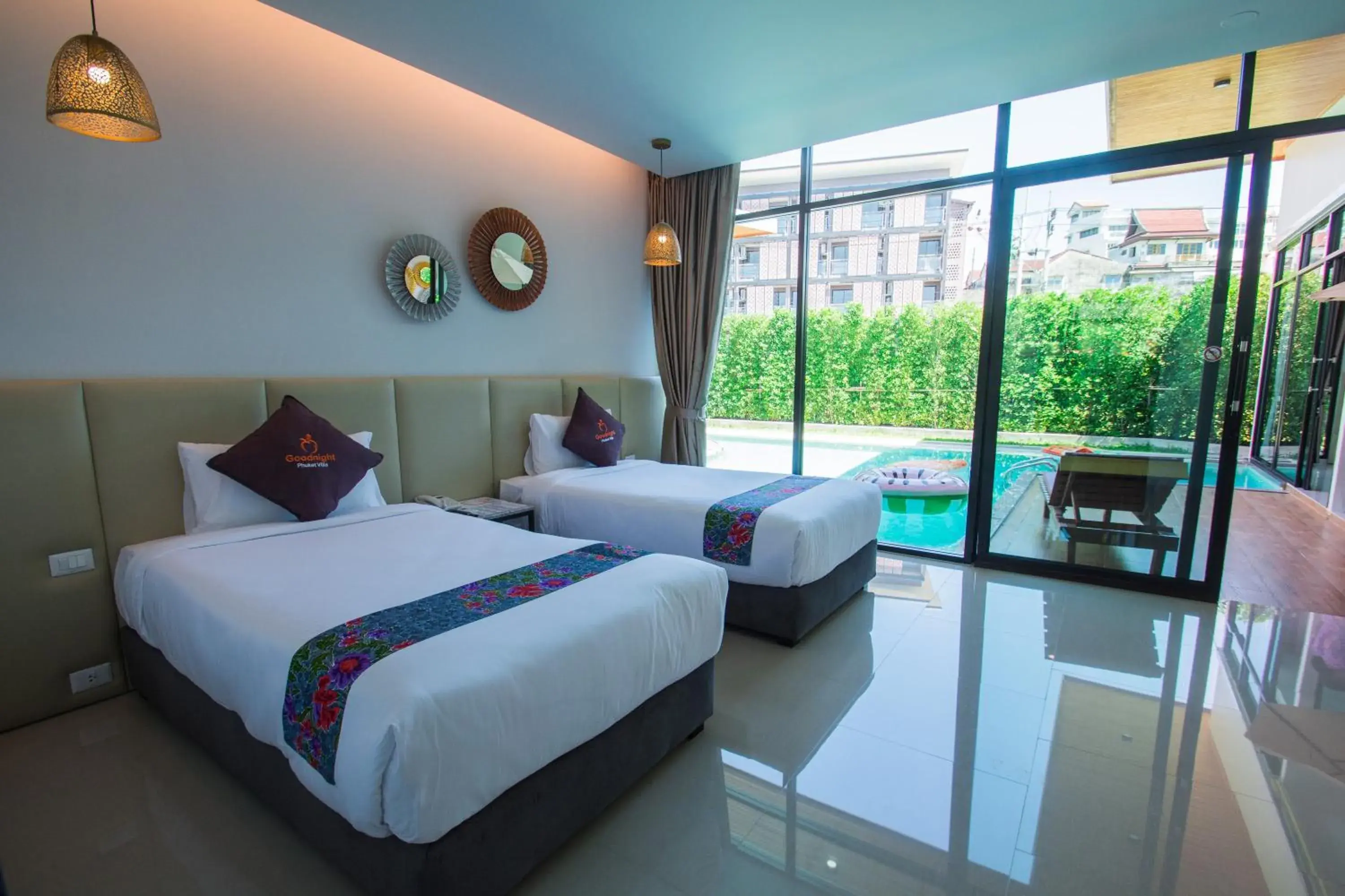 Bedroom, Bed in Good Night Pool Villa Phuket - SHA Plus Bedroom, Bed in Good Night Pool Villa Phuket - SHA Plus