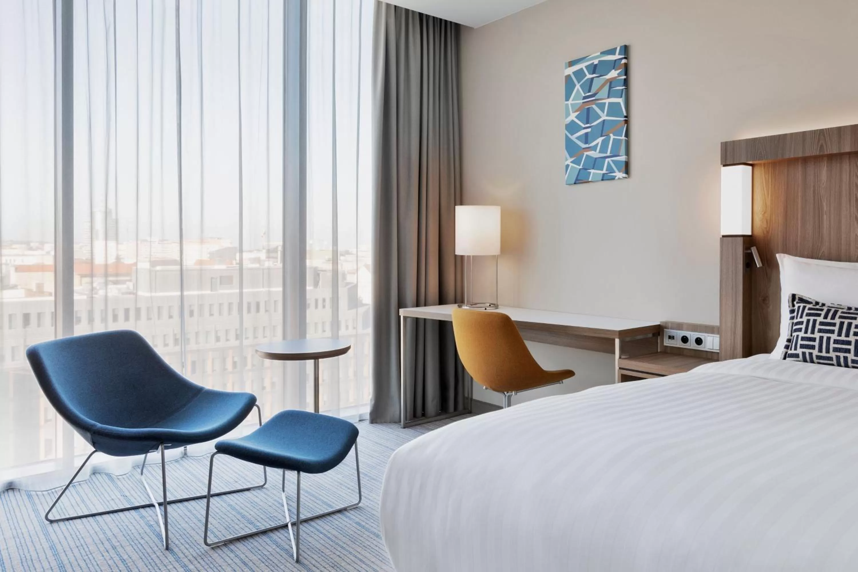 Photo of the whole room, Bed in Courtyard by Marriott Szczecin City