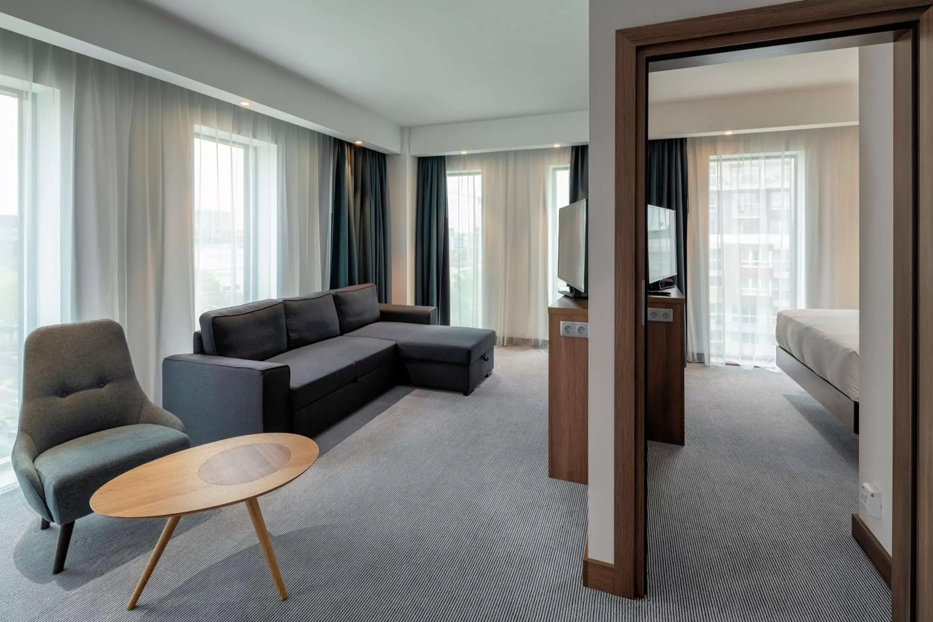 Bedroom, Seating Area in Hampton By Hilton Warsaw Mokotow